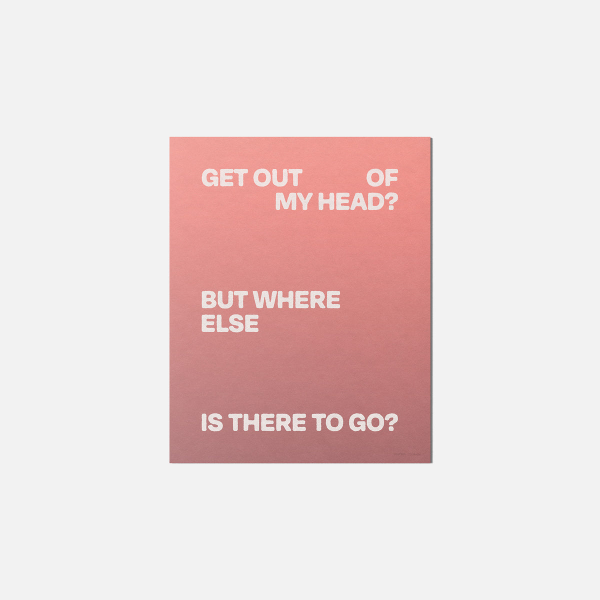 OUT PRINT