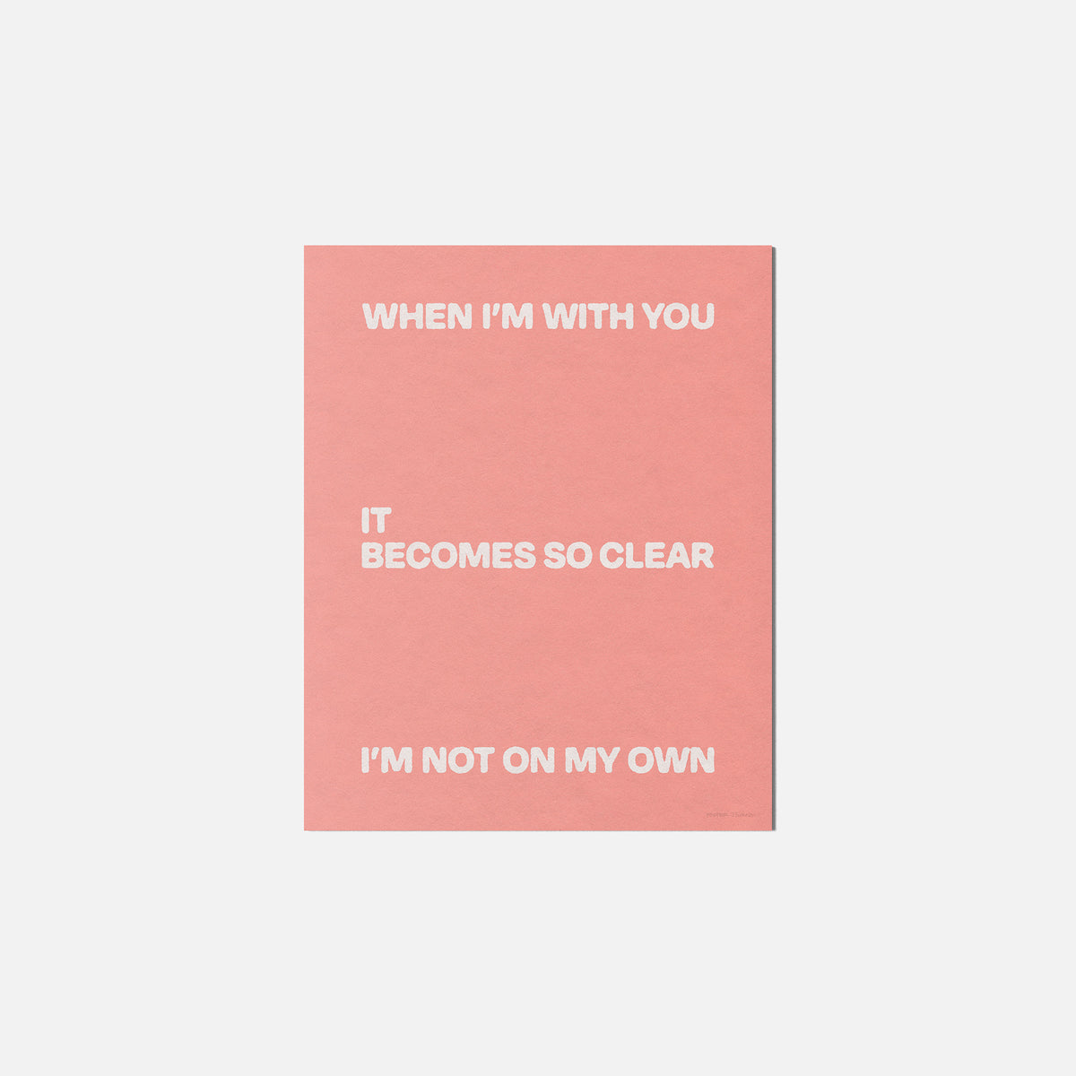 OWN PRINT
