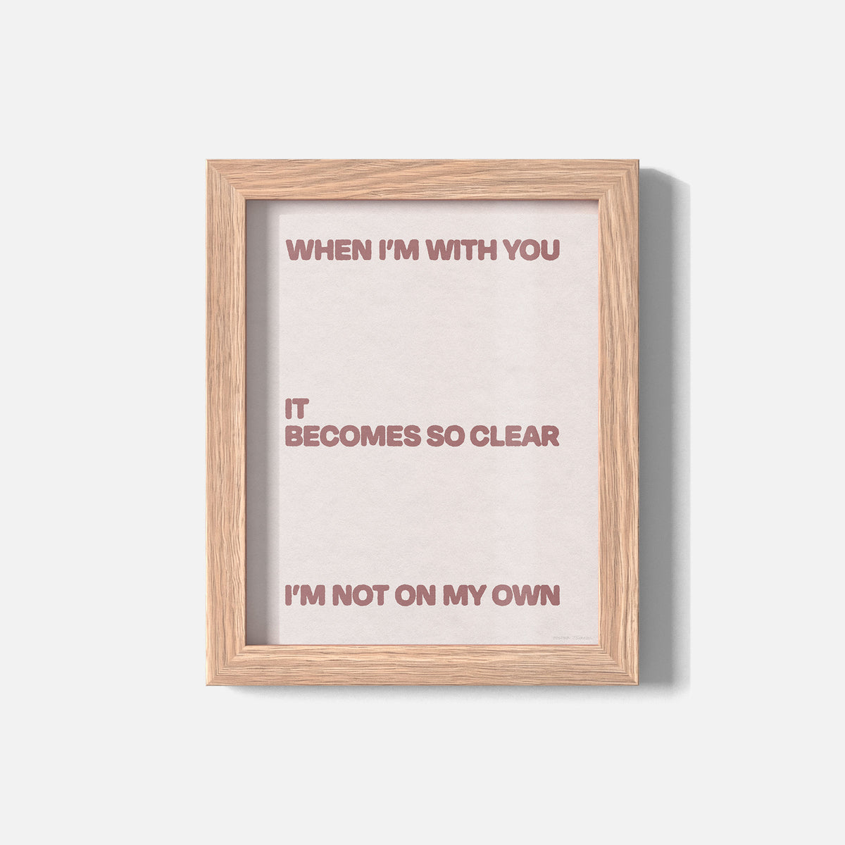 OWN PRINT