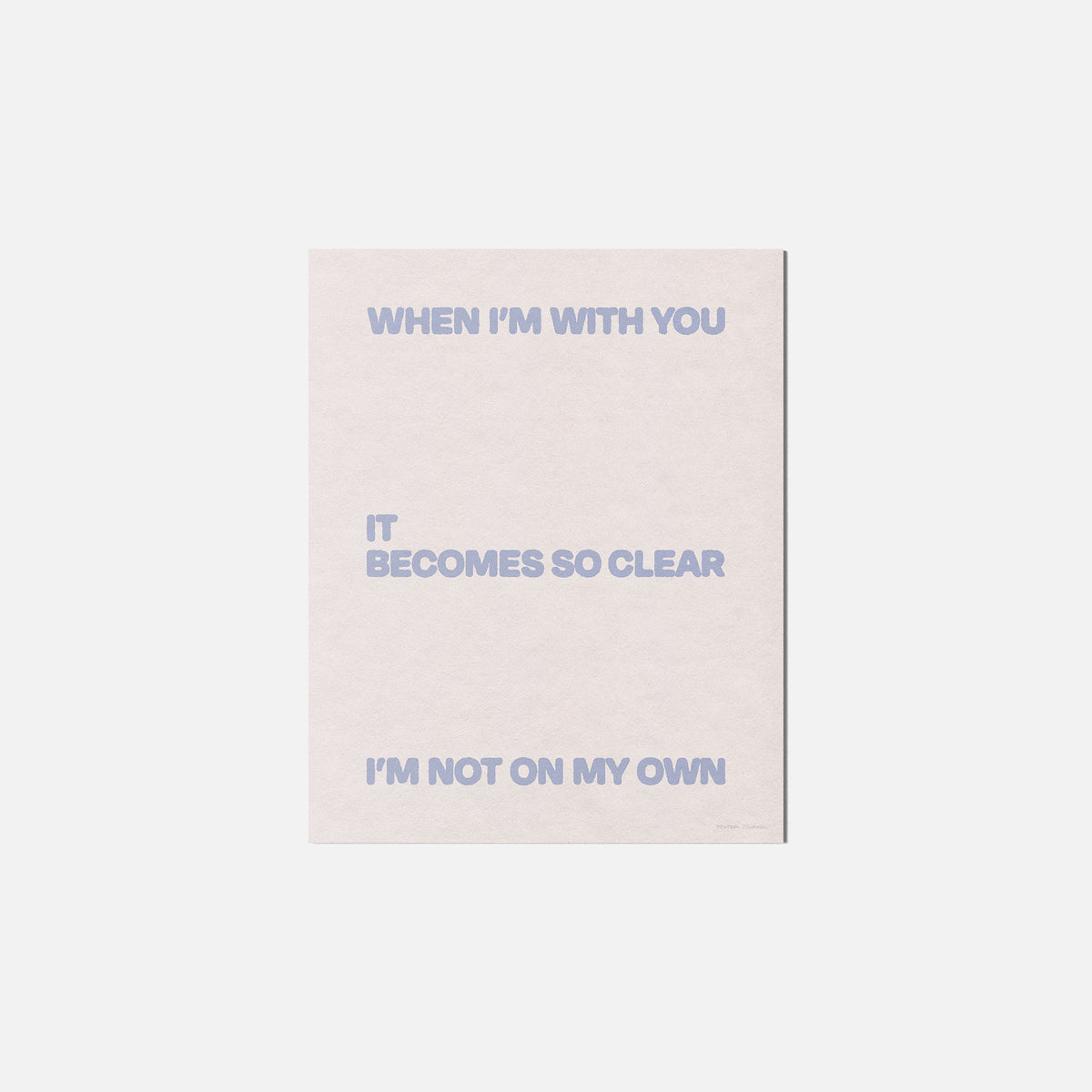 OWN PRINT