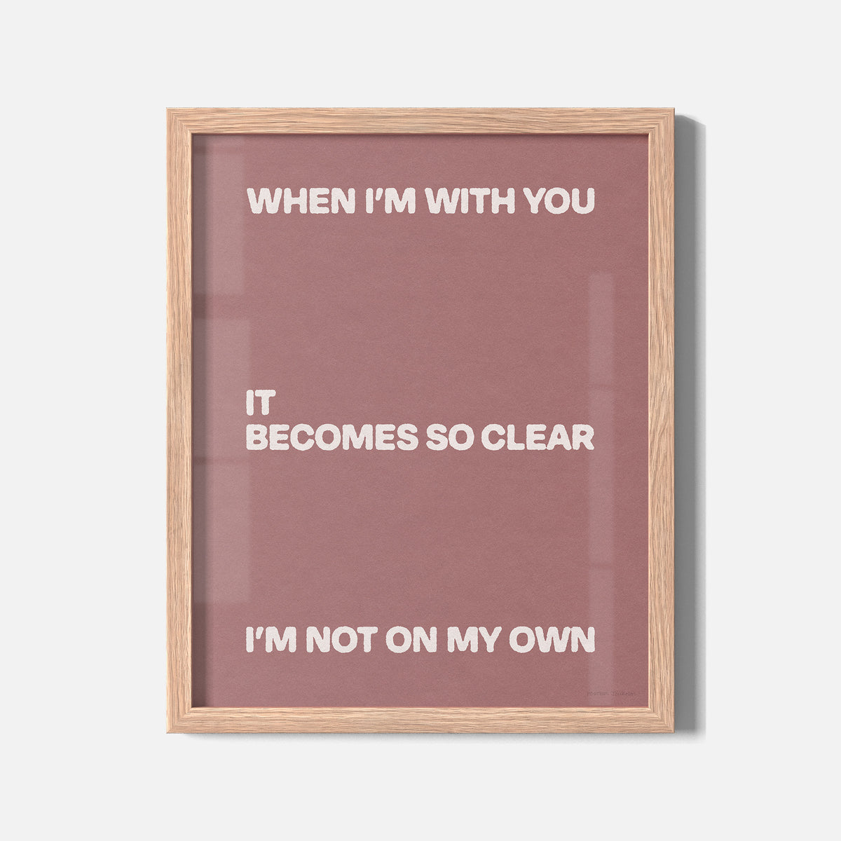 OWN PRINT