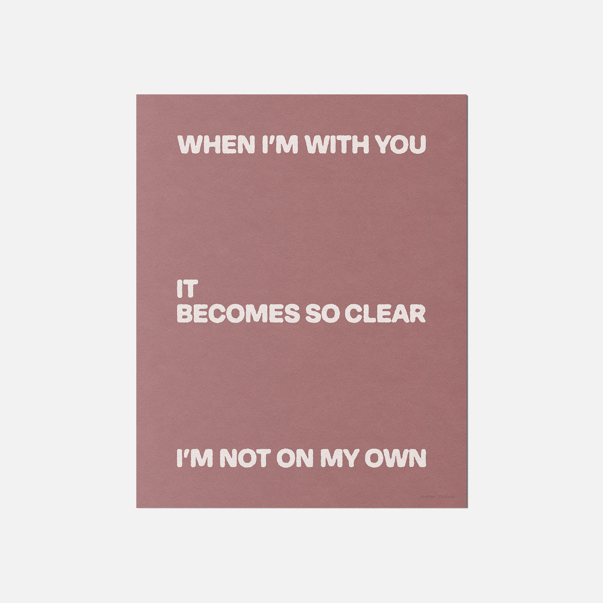 OWN PRINT