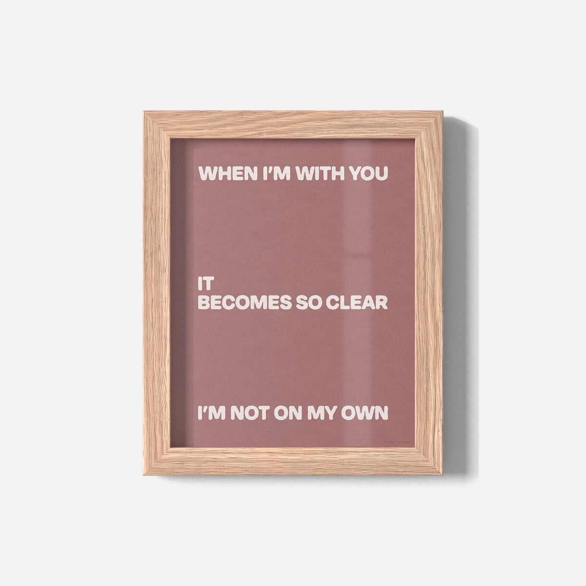 OWN PRINT