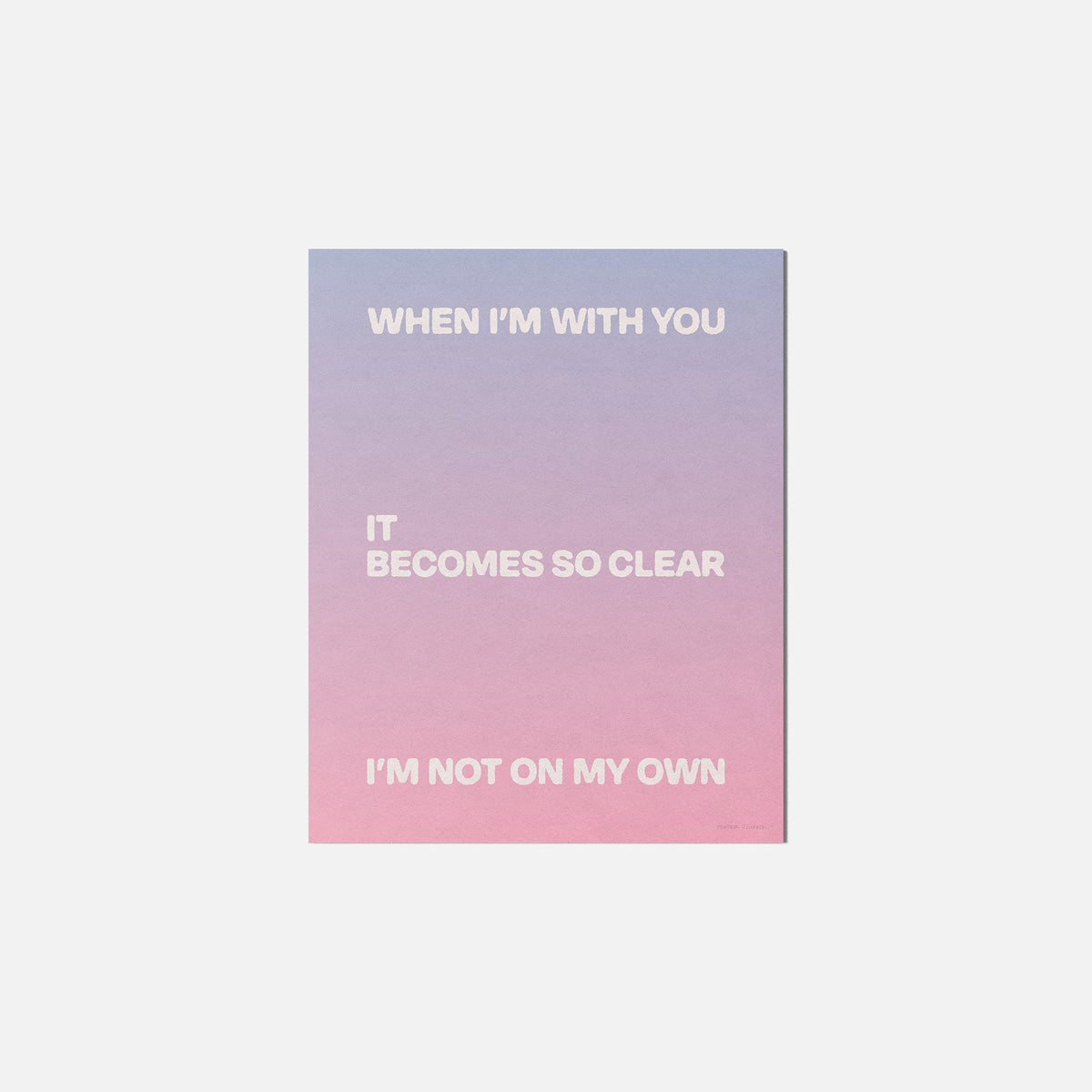 OWN PRINT