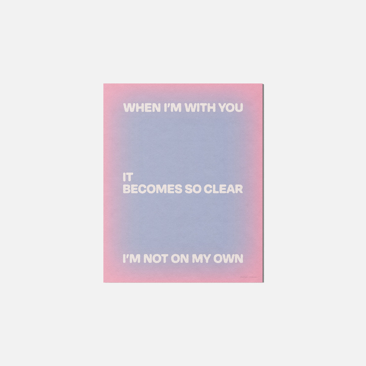 OWN PRINT