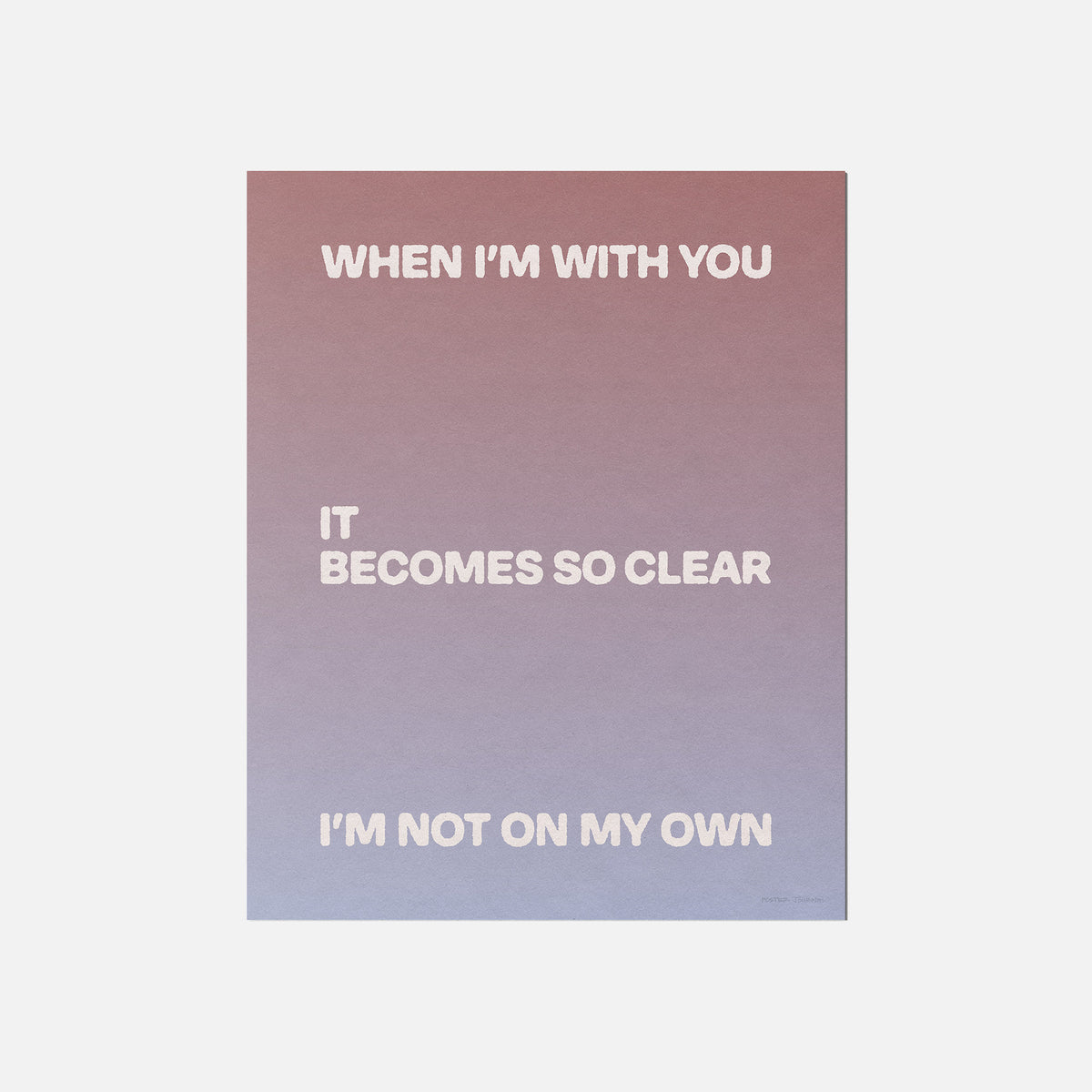OWN PRINT