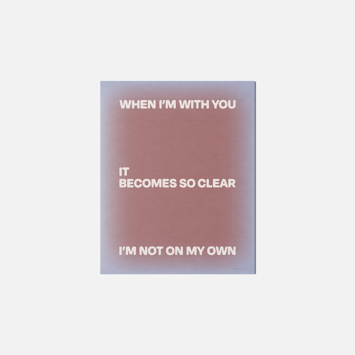 OWN PRINT