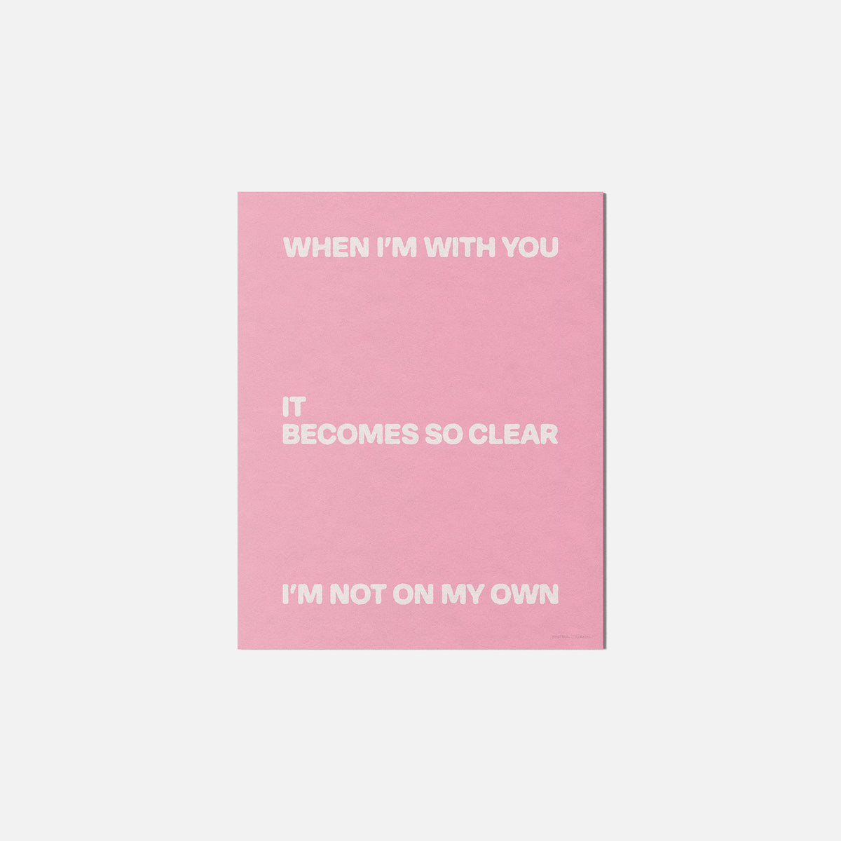 OWN PRINT