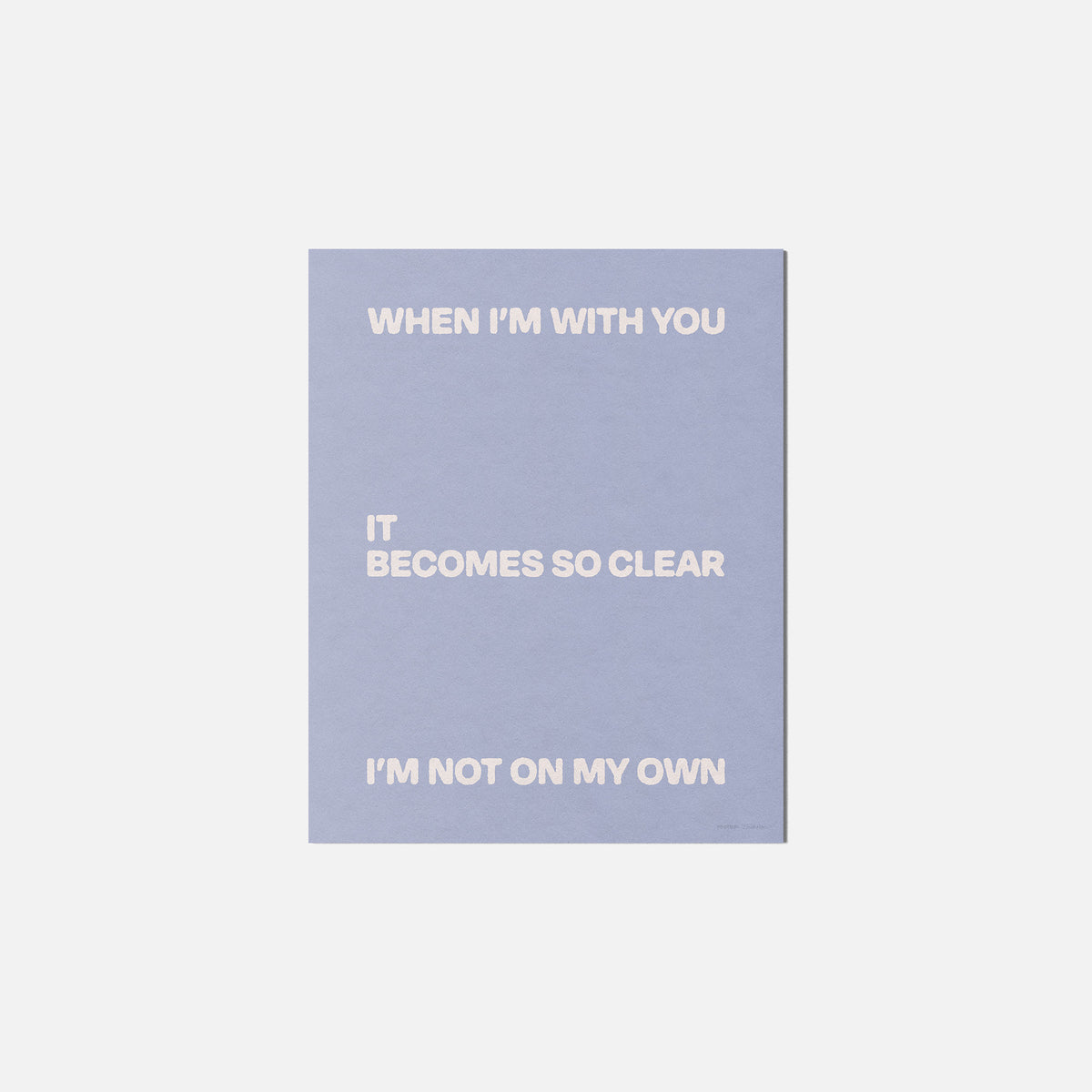 OWN PRINT