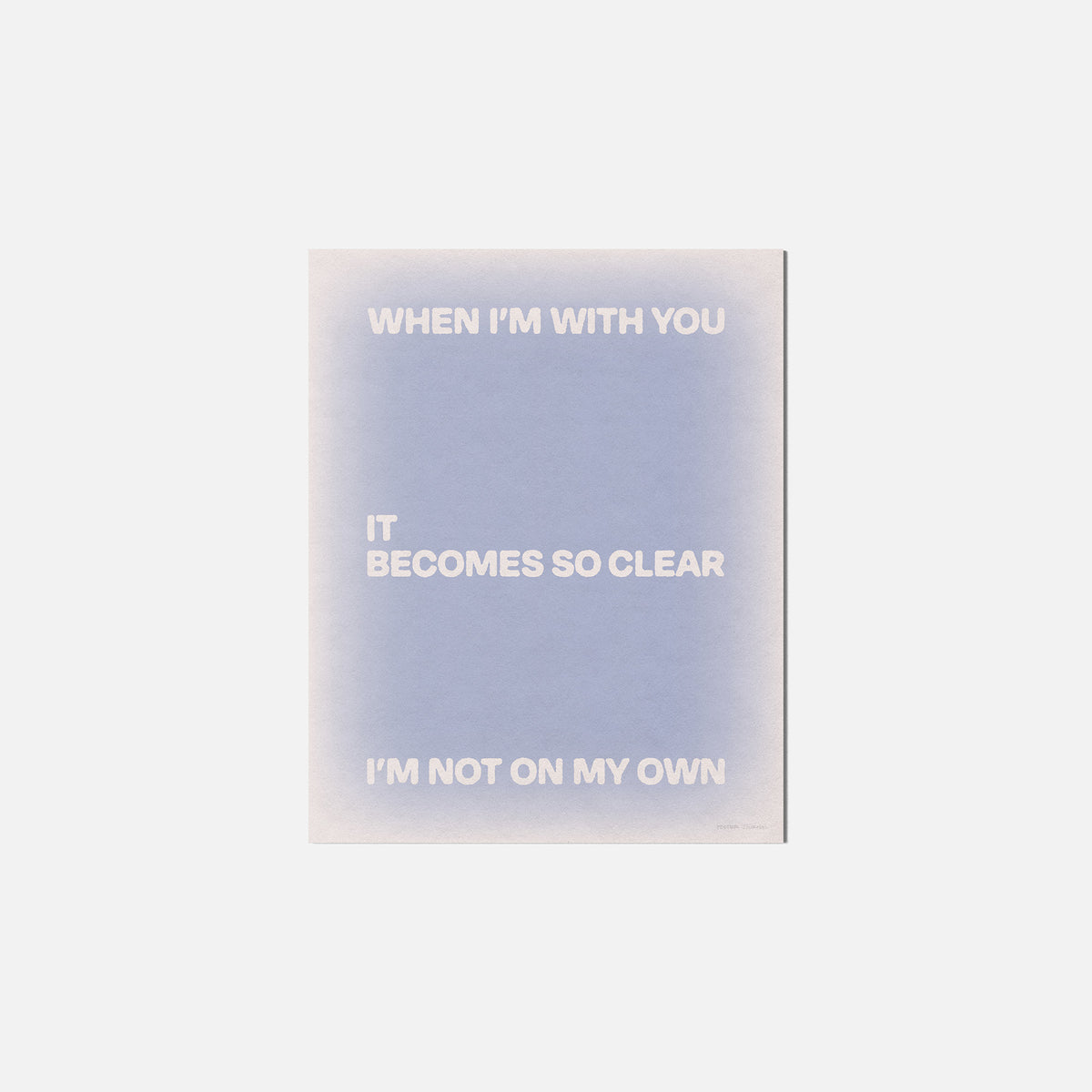 OWN PRINT