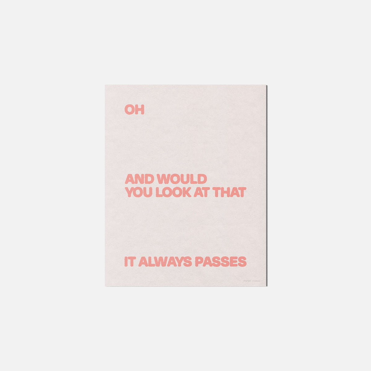 PASSES PRINT