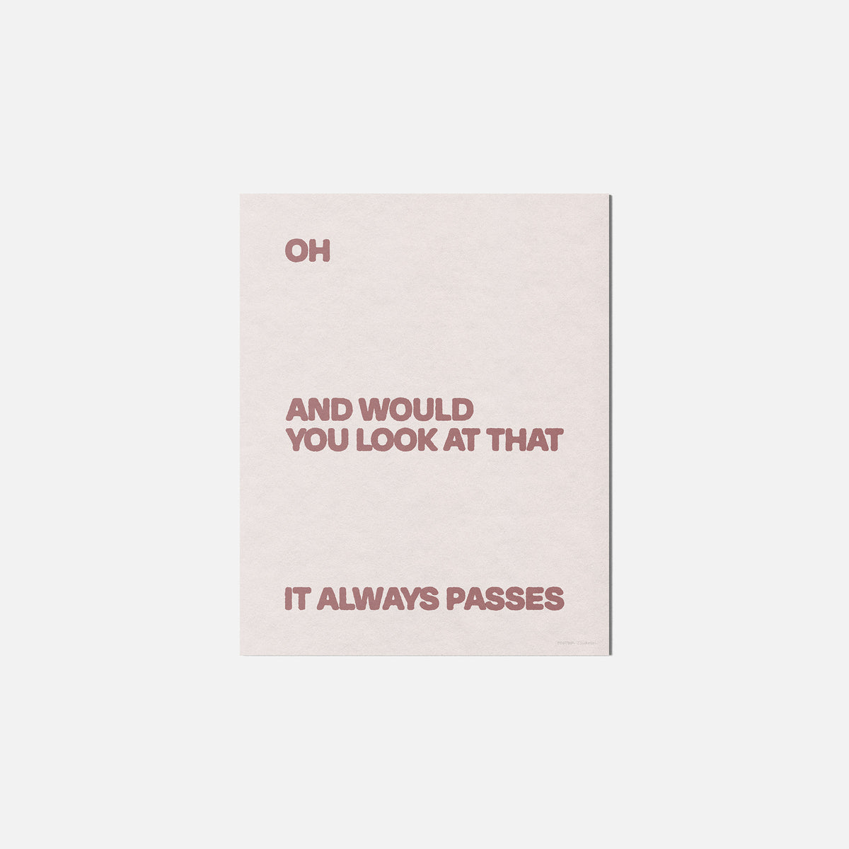 PASSES PRINT