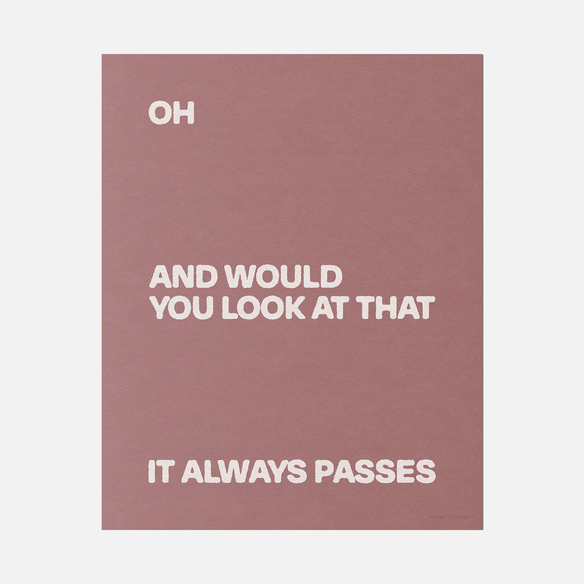 PASSES PRINT
