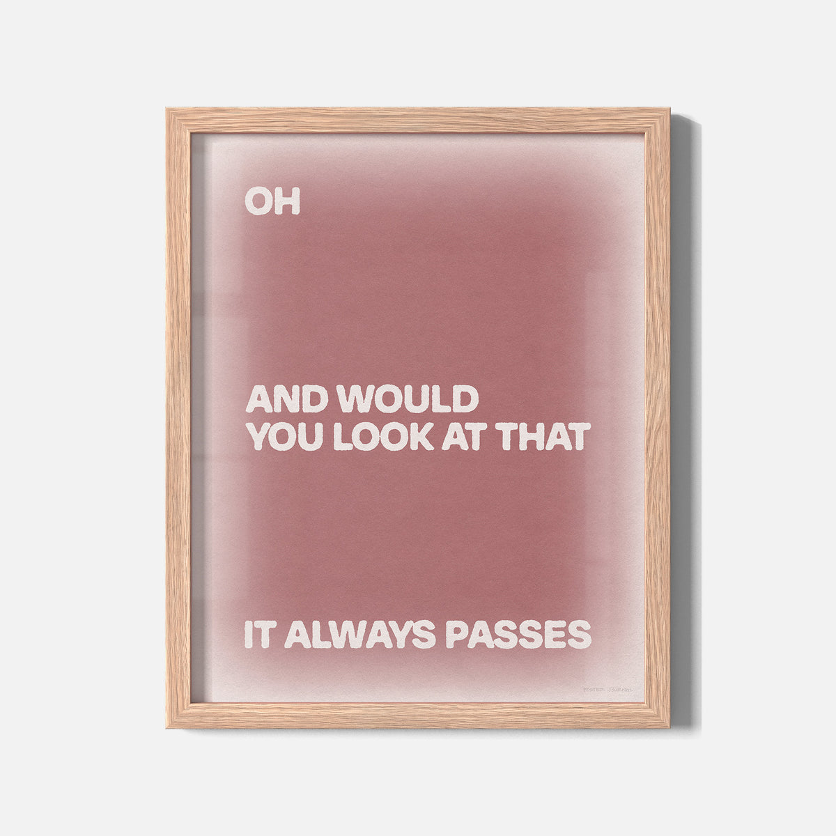 PASSES PRINT