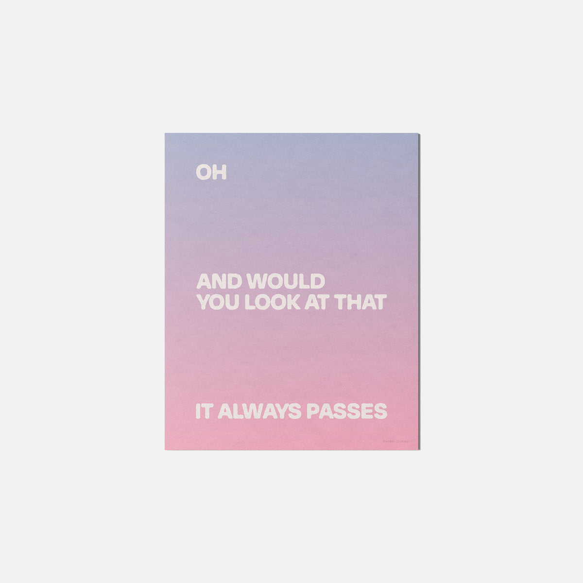PASSES PRINT