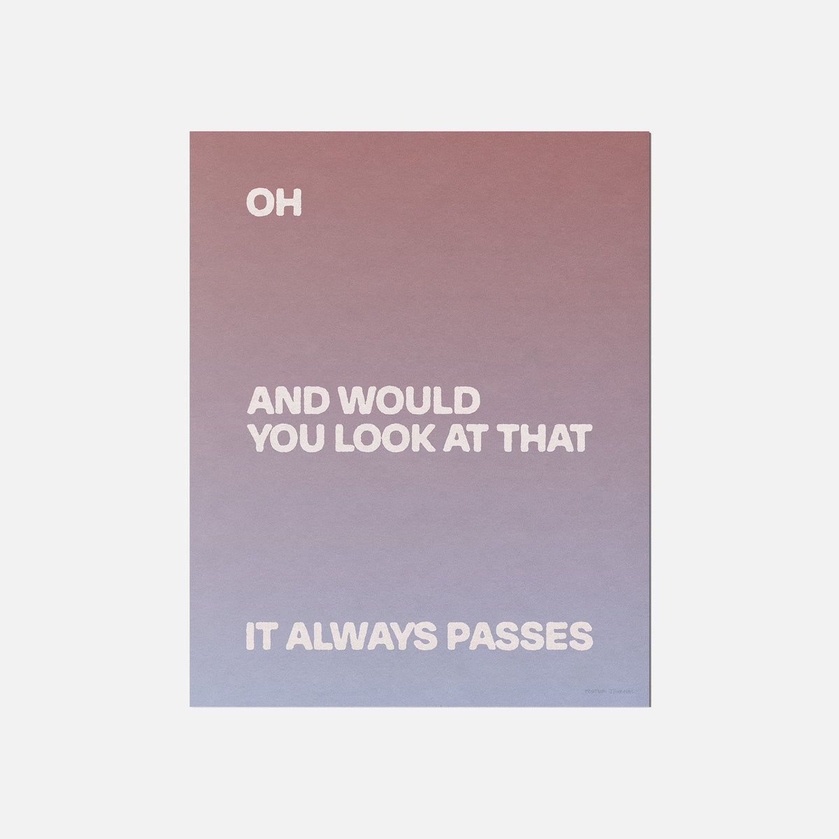 PASSES PRINT