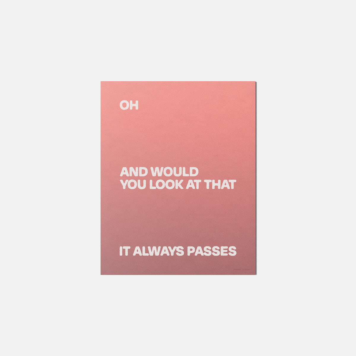 PASSES PRINT