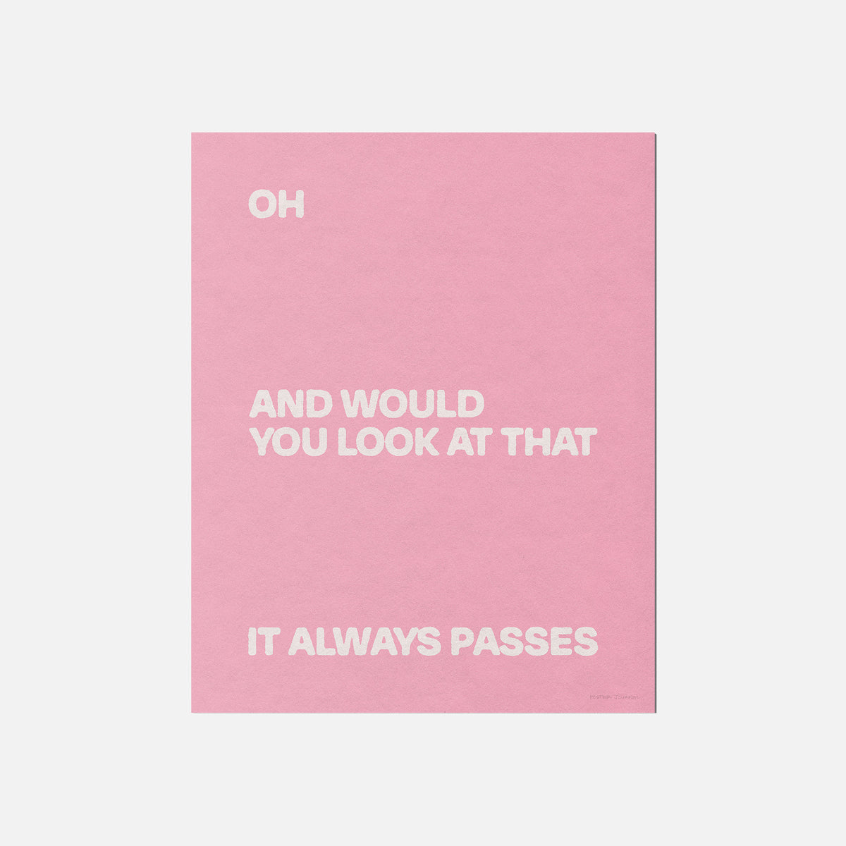 PASSES PRINT