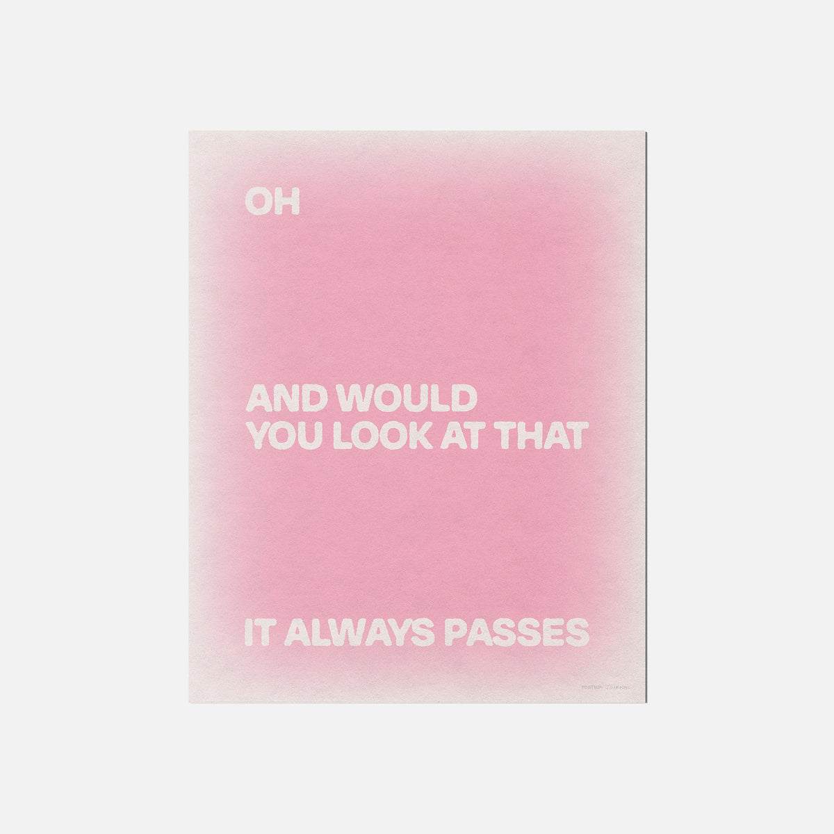 PASSES PRINT