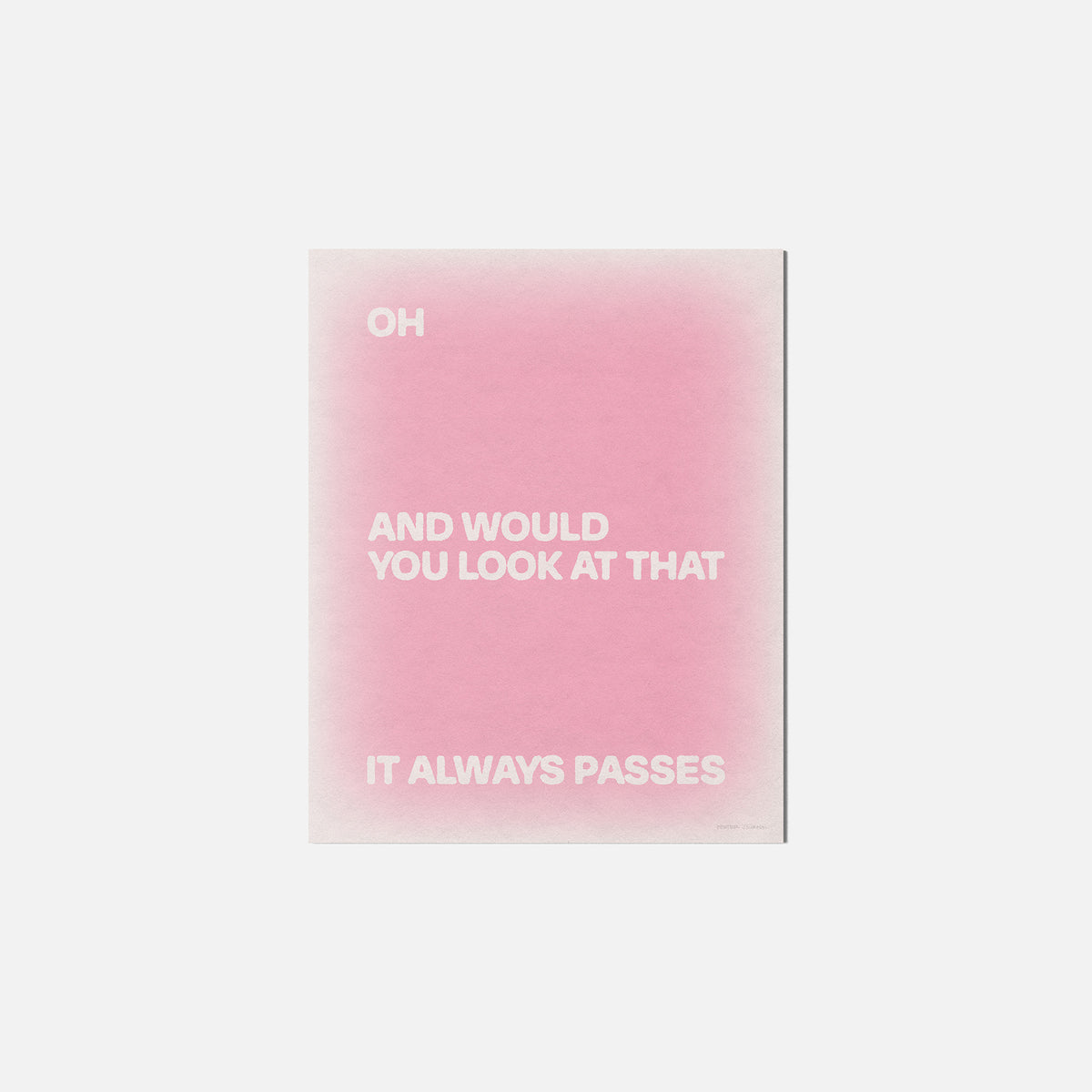 PASSES PRINT