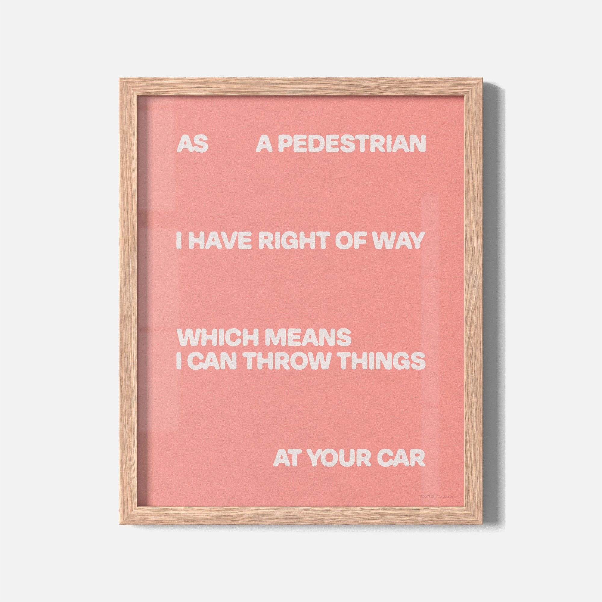 PEDESTRIAN PRINT