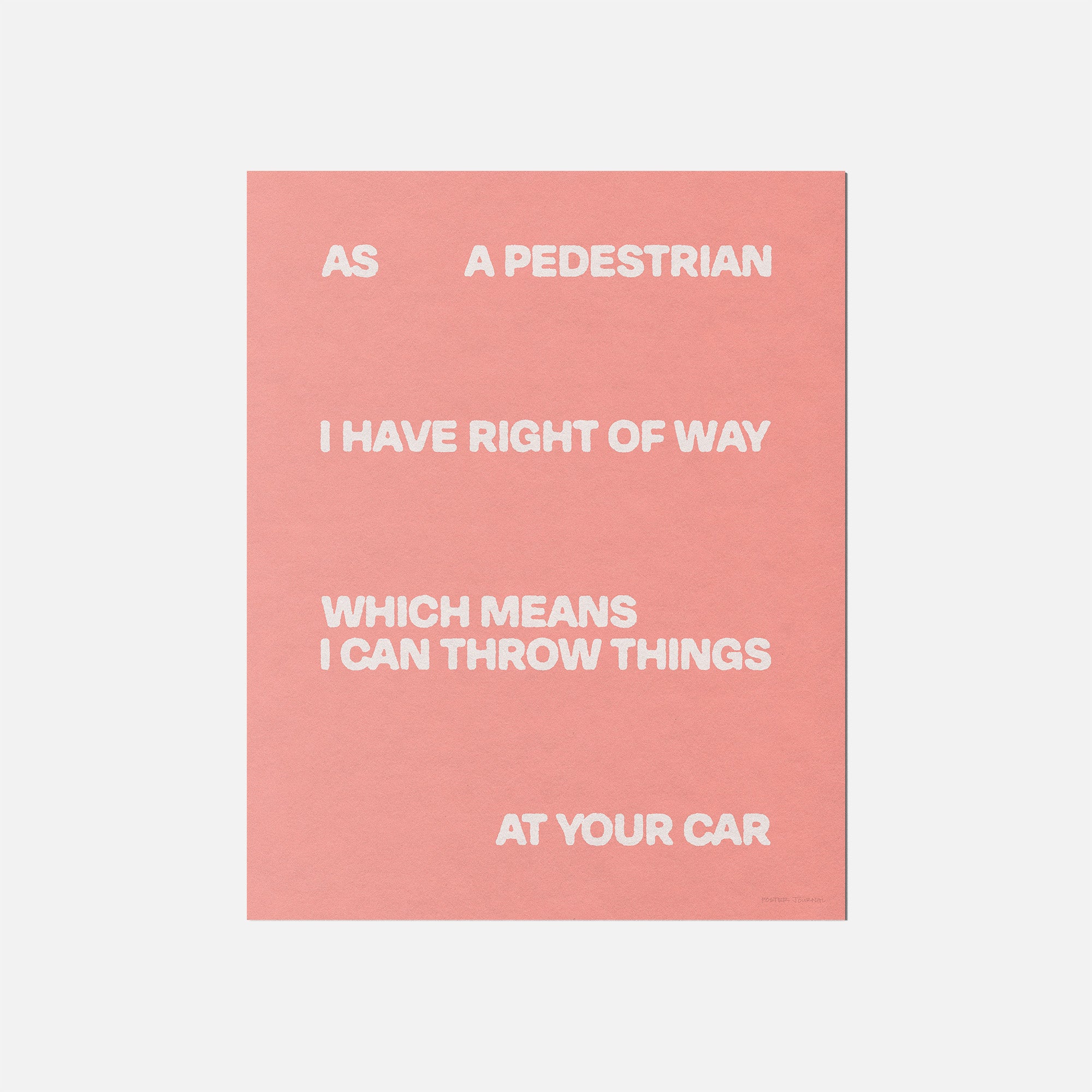 PEDESTRIAN PRINT
