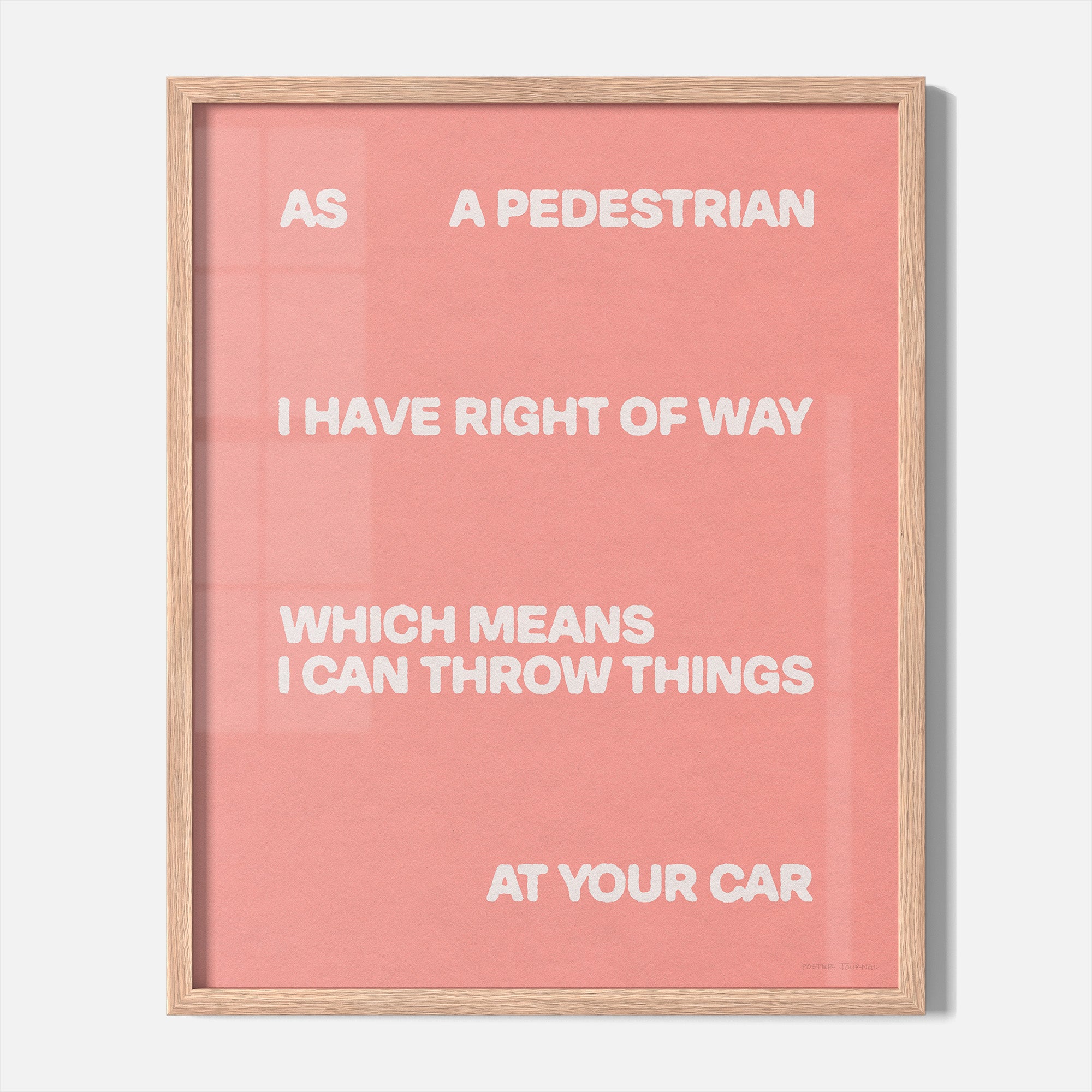 PEDESTRIAN PRINT