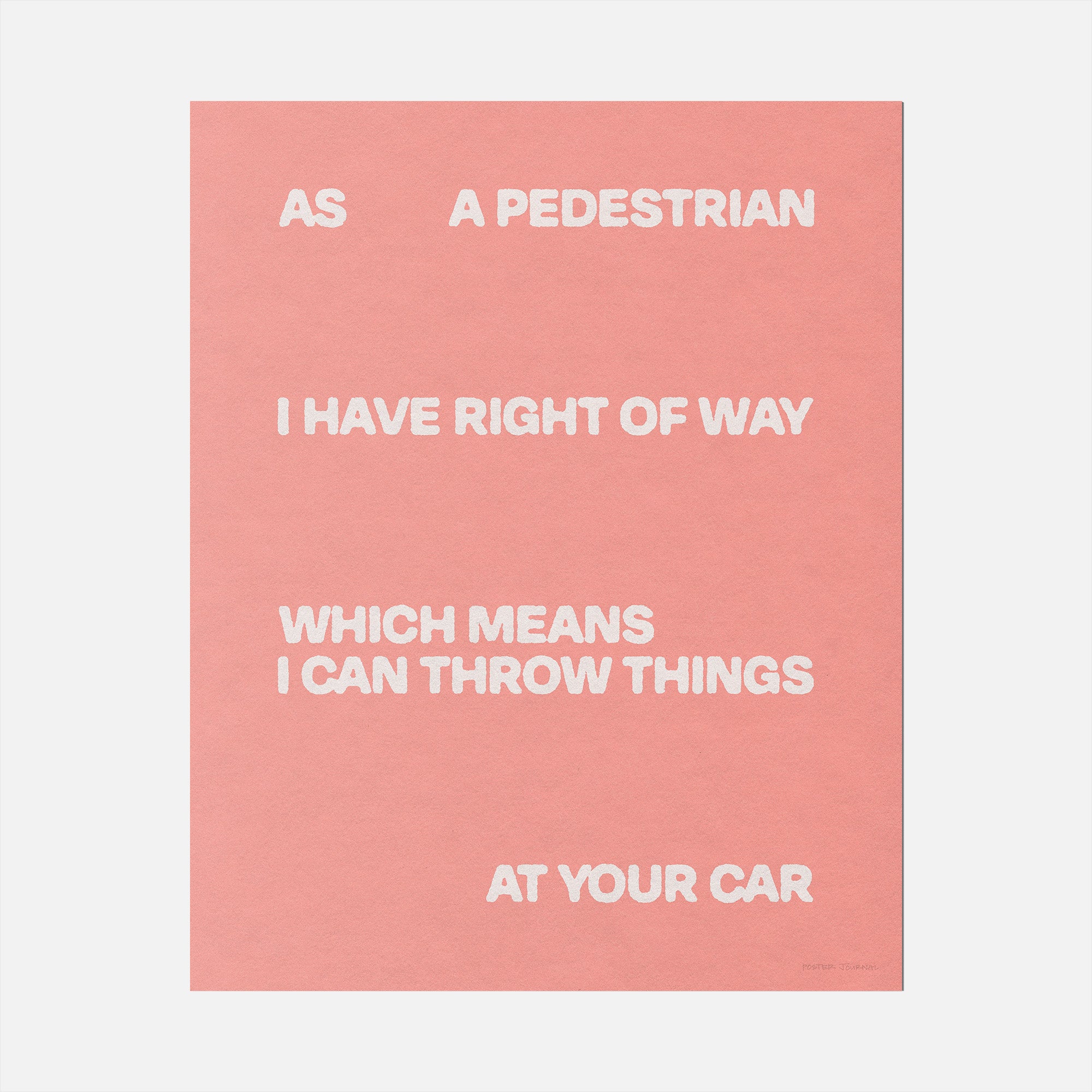 PEDESTRIAN PRINT