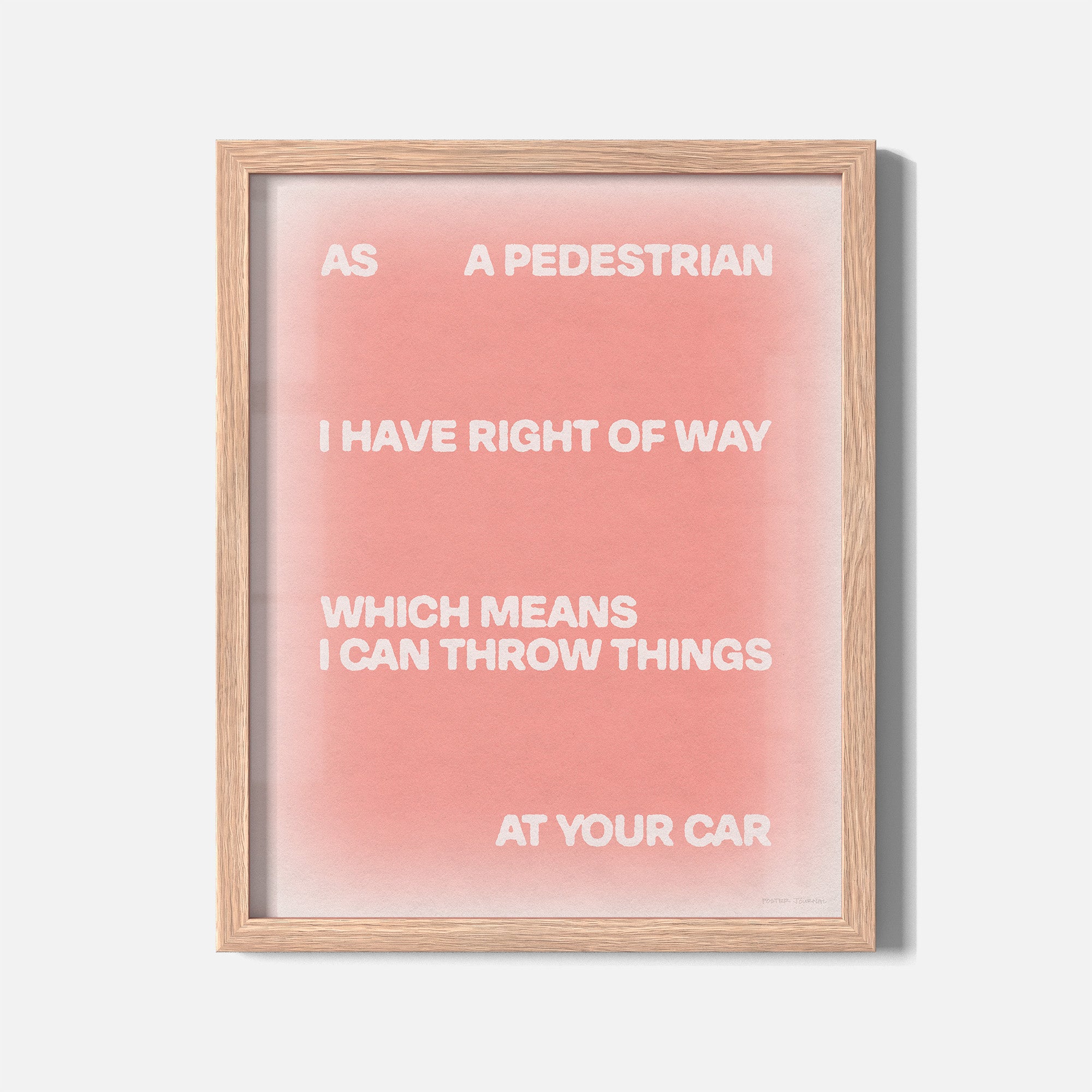 PEDESTRIAN PRINT