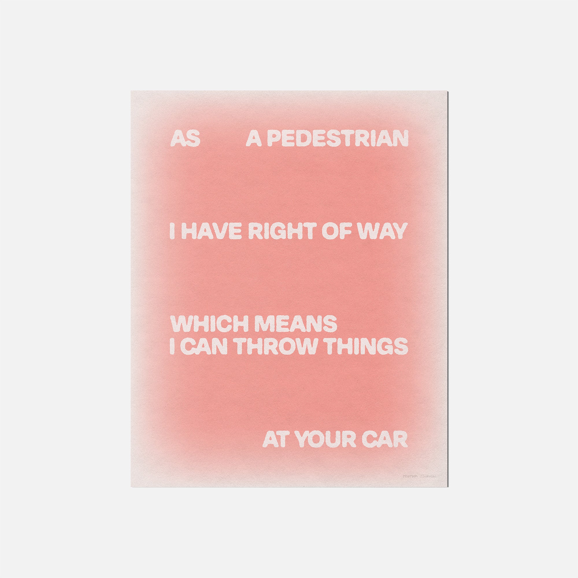 PEDESTRIAN PRINT
