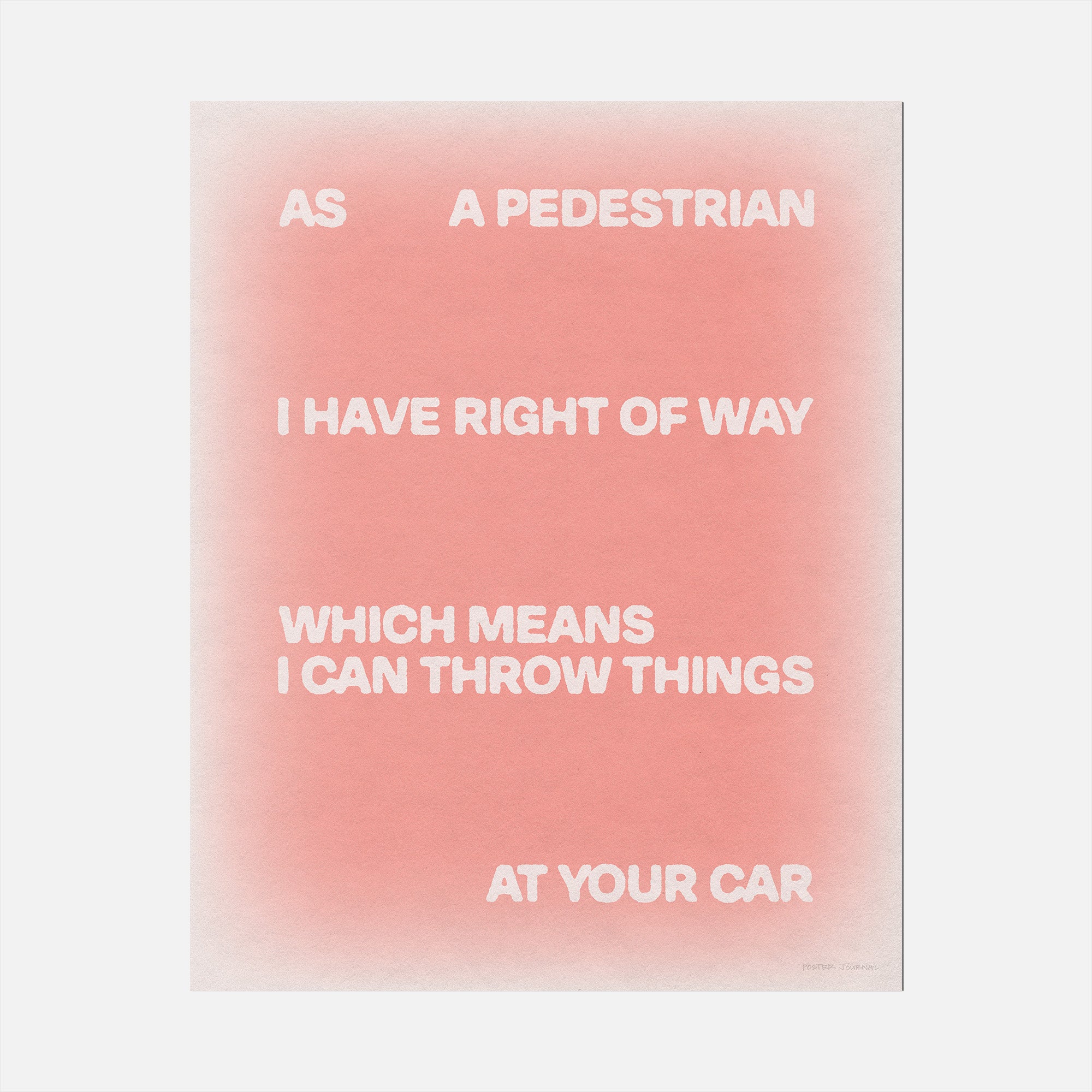PEDESTRIAN PRINT
