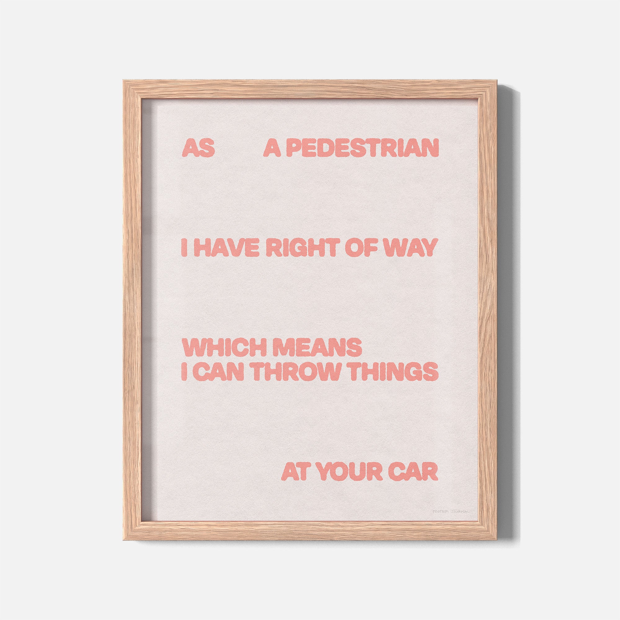 PEDESTRIAN PRINT