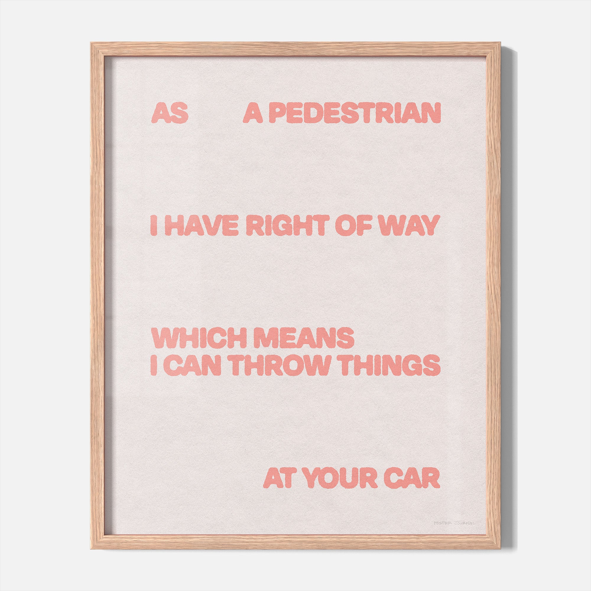 PEDESTRIAN PRINT