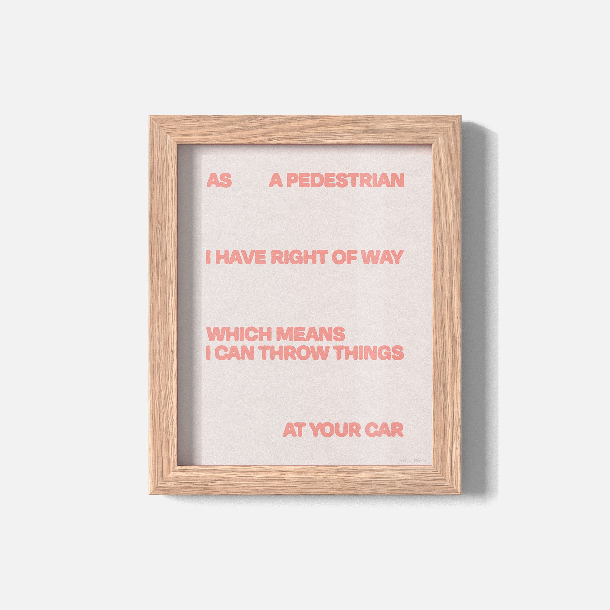 PEDESTRIAN PRINT