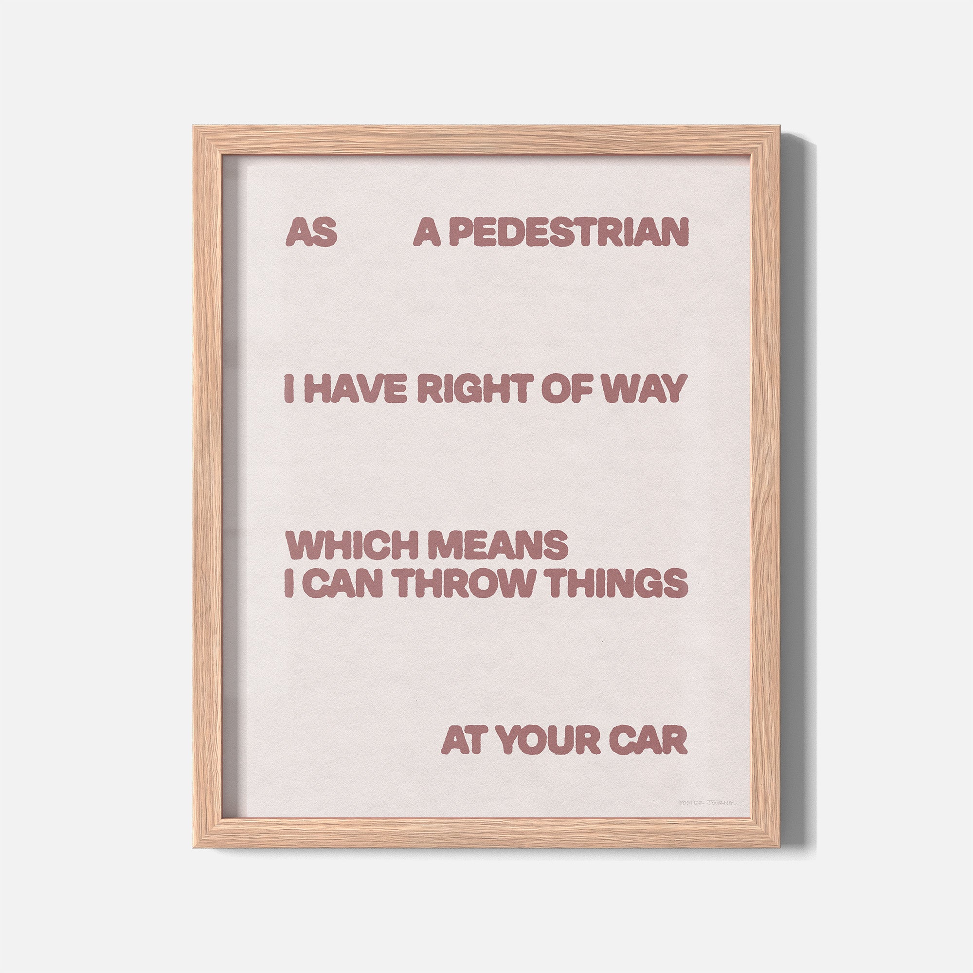 PEDESTRIAN PRINT