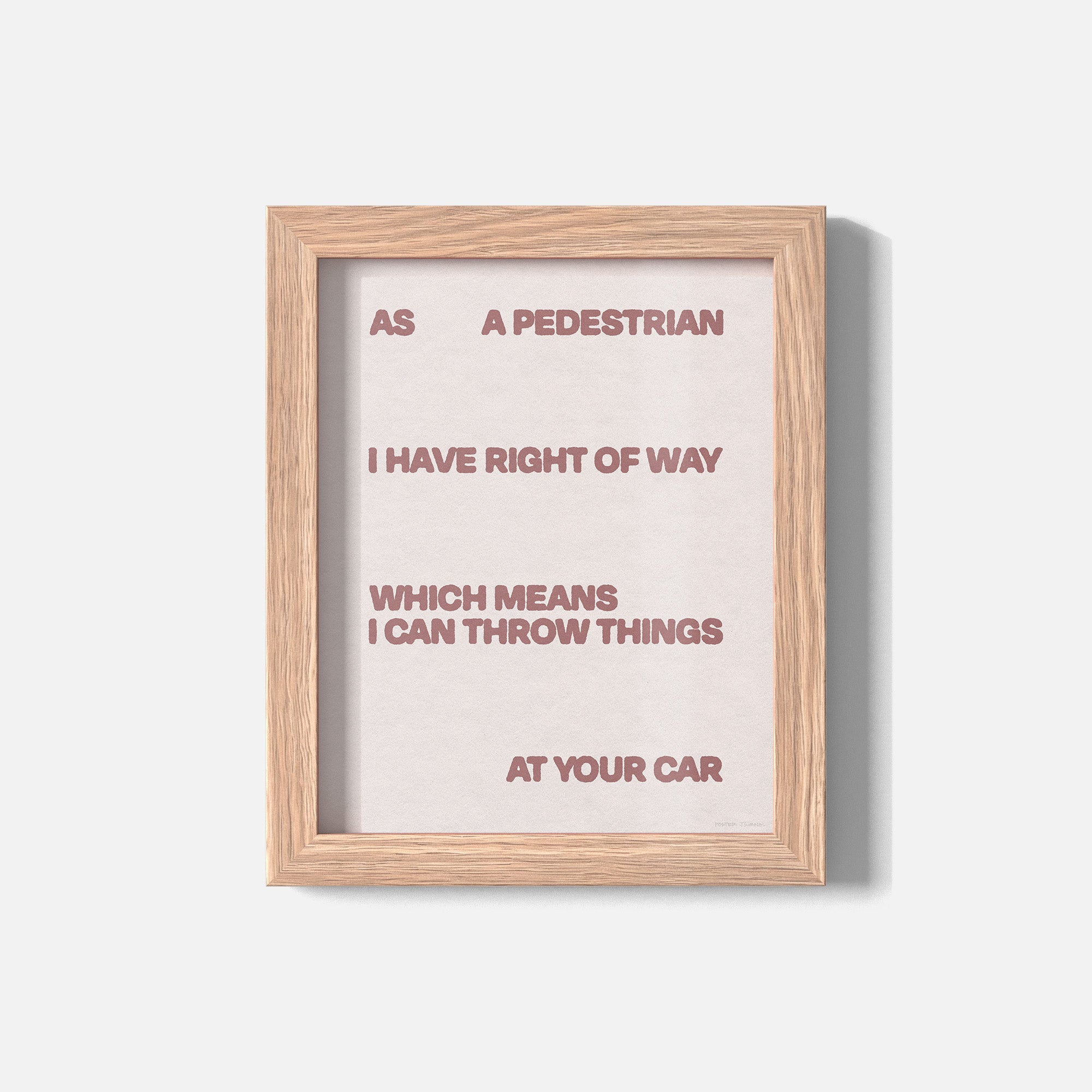 PEDESTRIAN PRINT