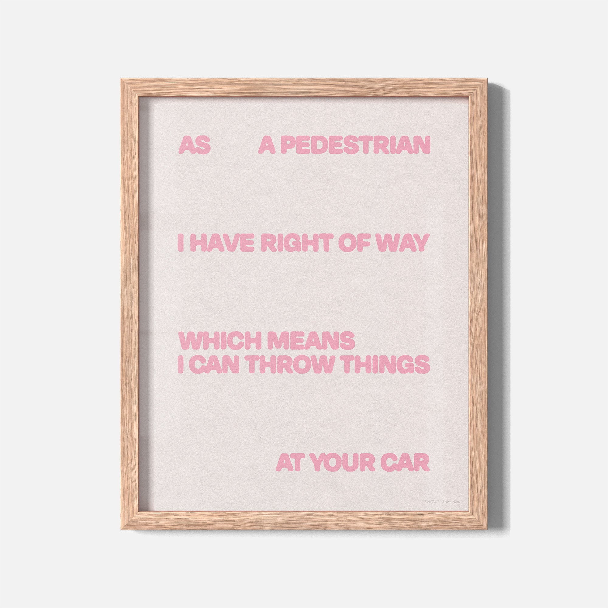 PEDESTRIAN PRINT