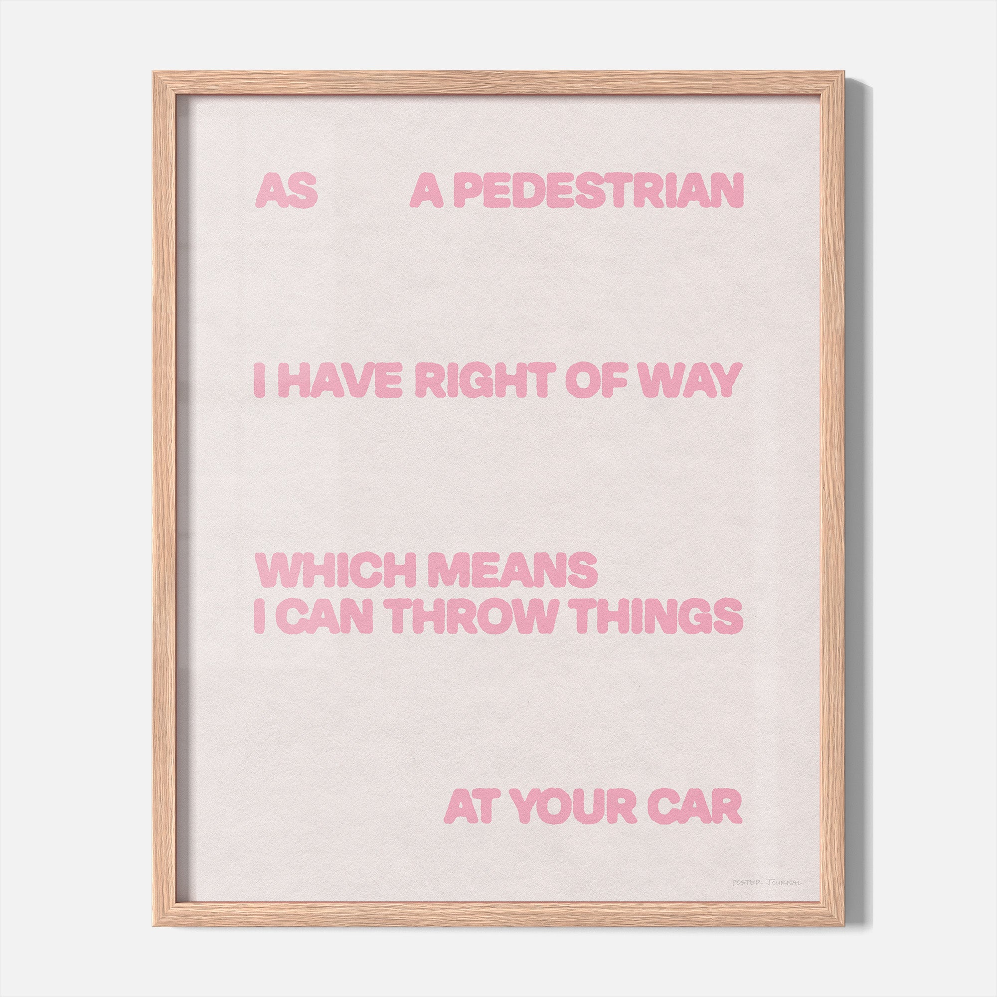 PEDESTRIAN PRINT