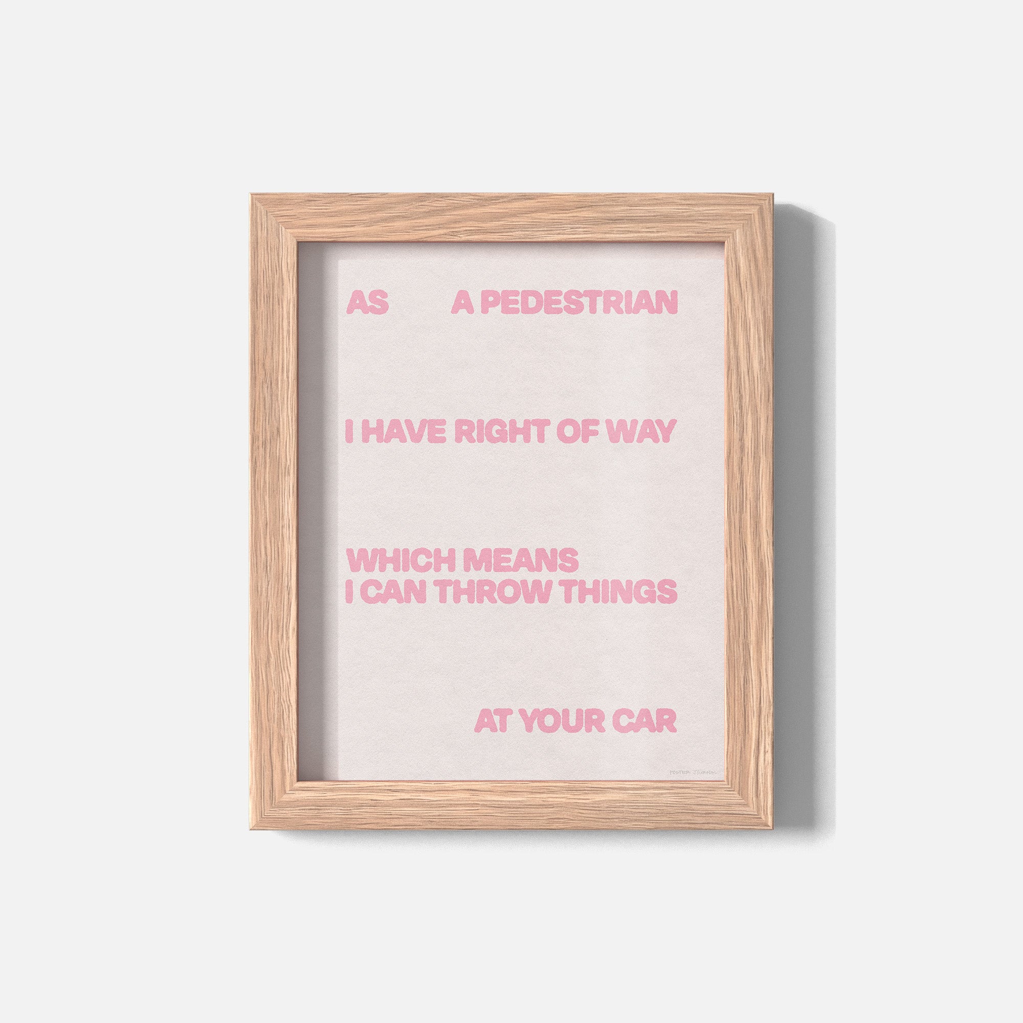 PEDESTRIAN PRINT