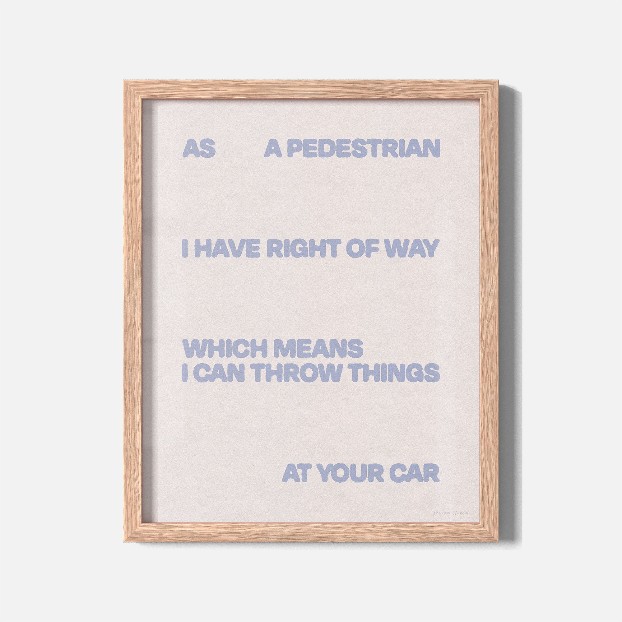PEDESTRIAN PRINT