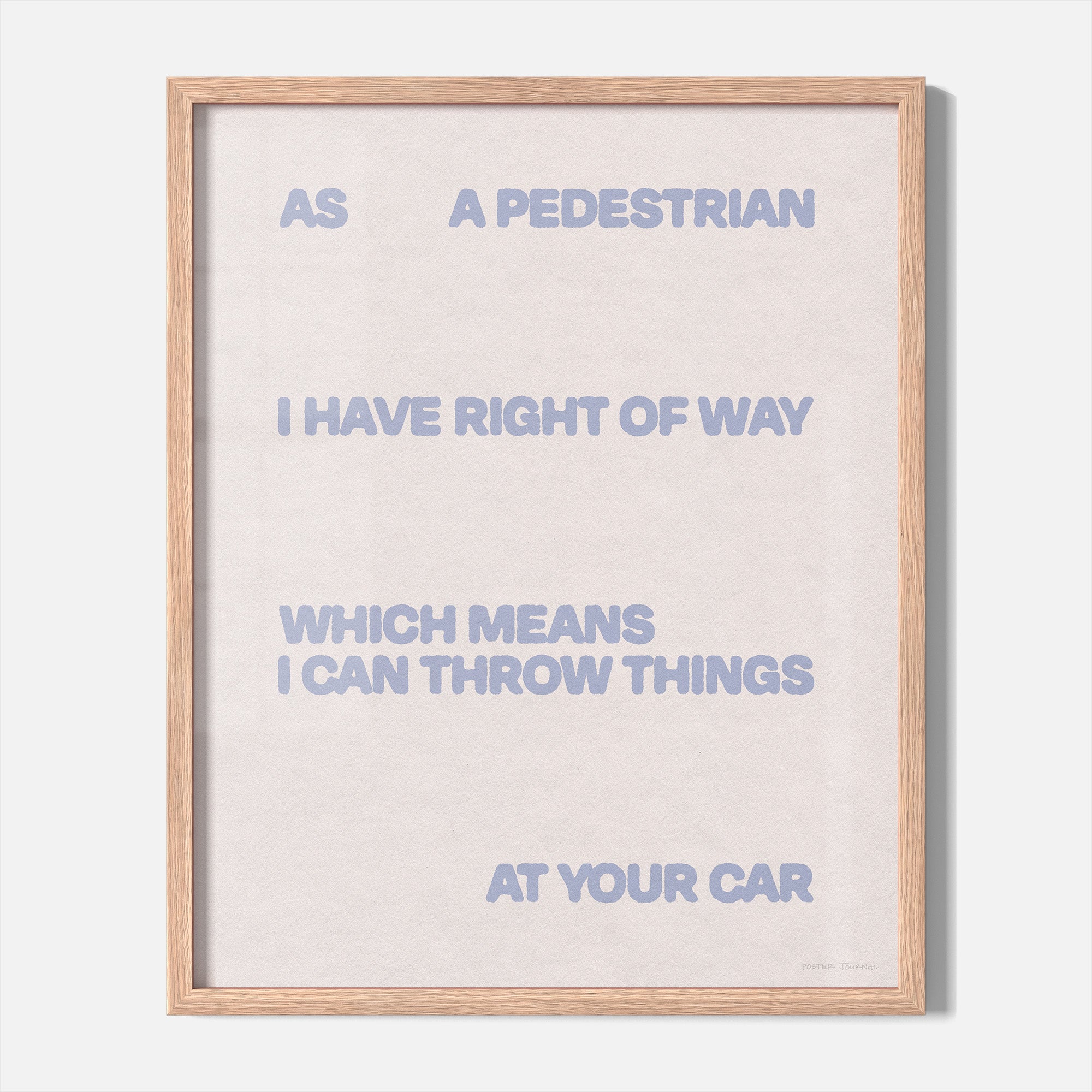 PEDESTRIAN PRINT