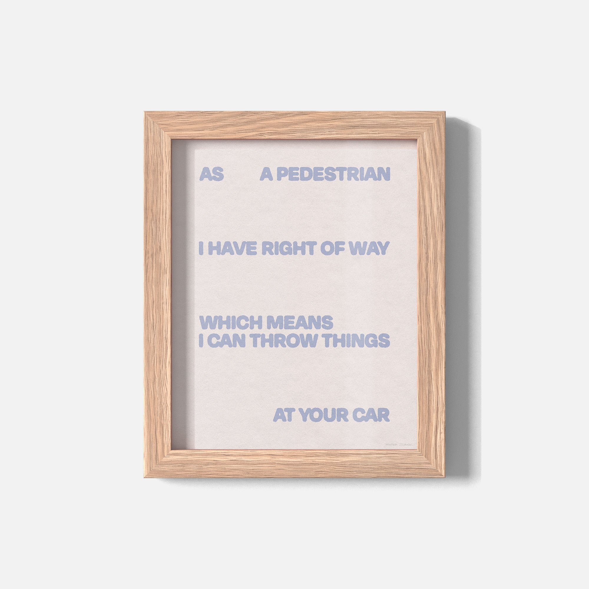 PEDESTRIAN PRINT