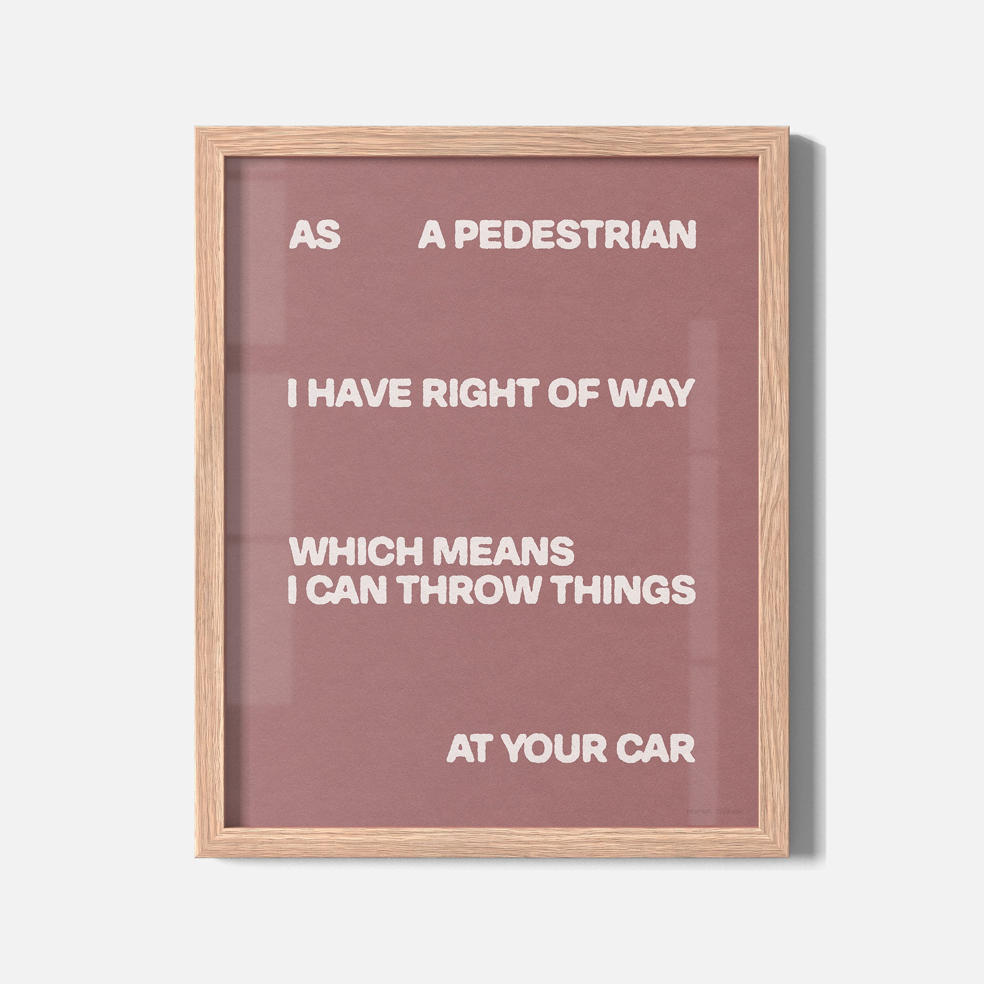 PEDESTRIAN PRINT