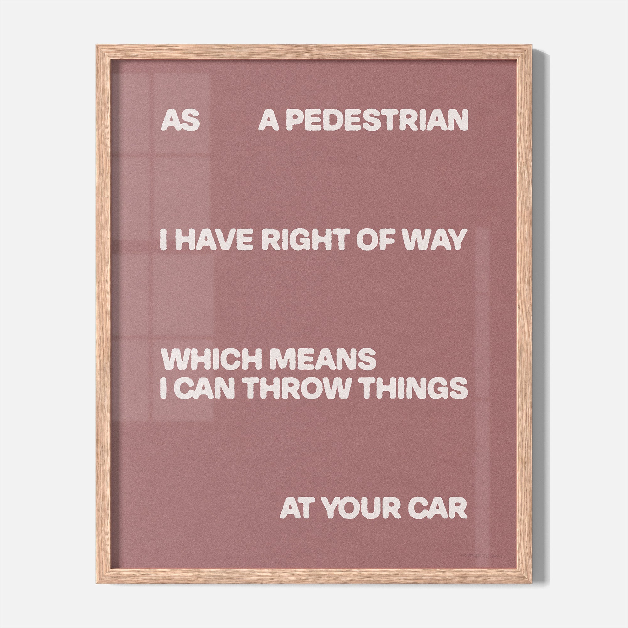 PEDESTRIAN PRINT
