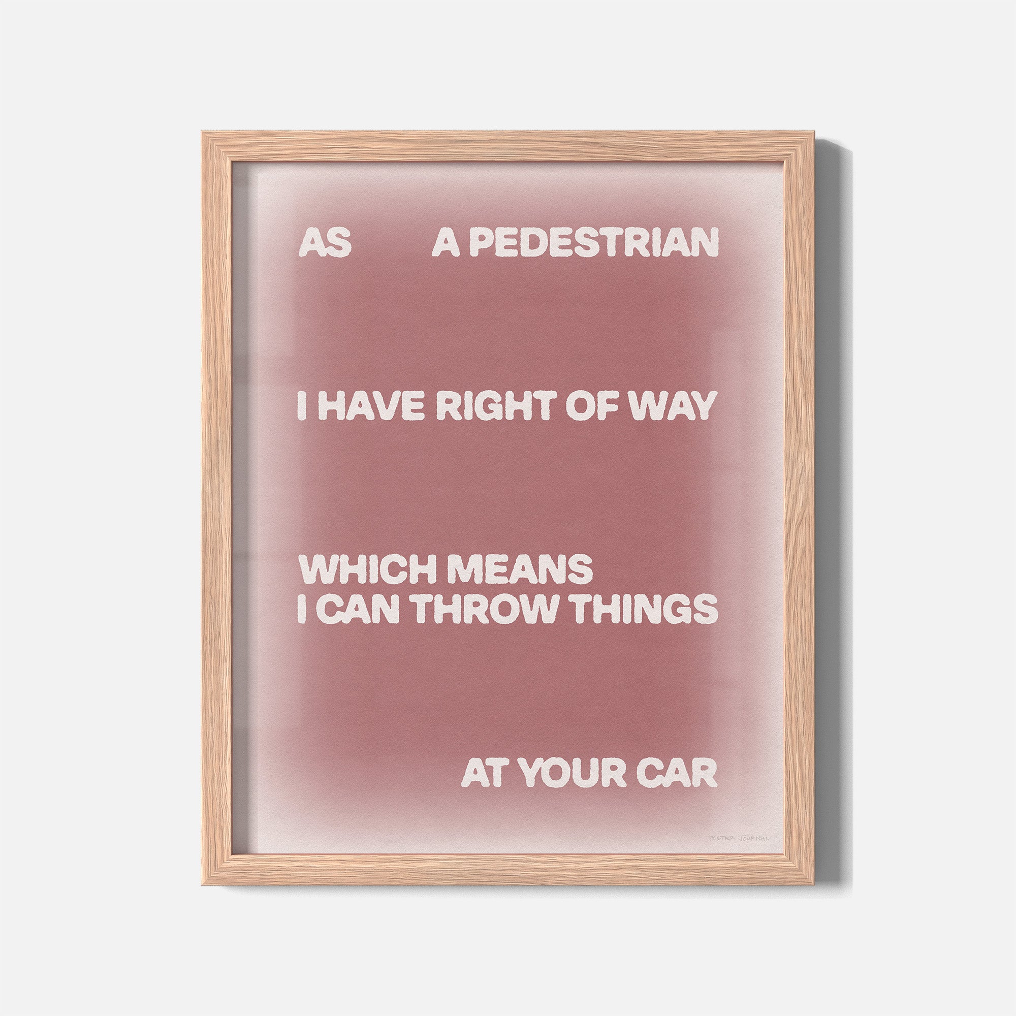 PEDESTRIAN PRINT