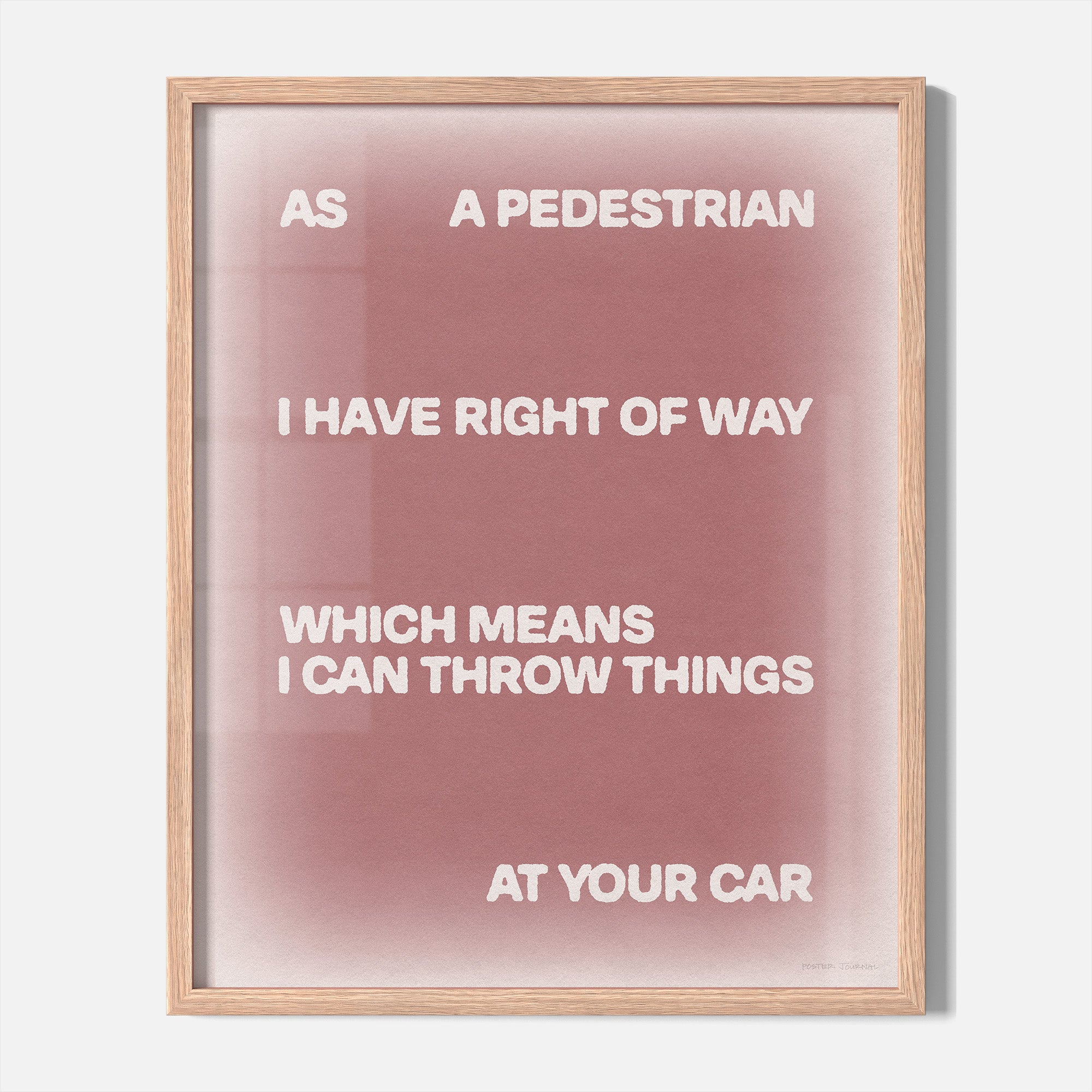 PEDESTRIAN PRINT