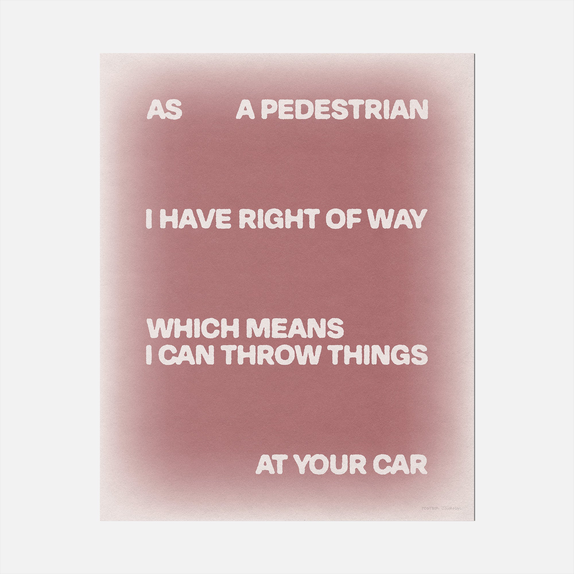 PEDESTRIAN PRINT