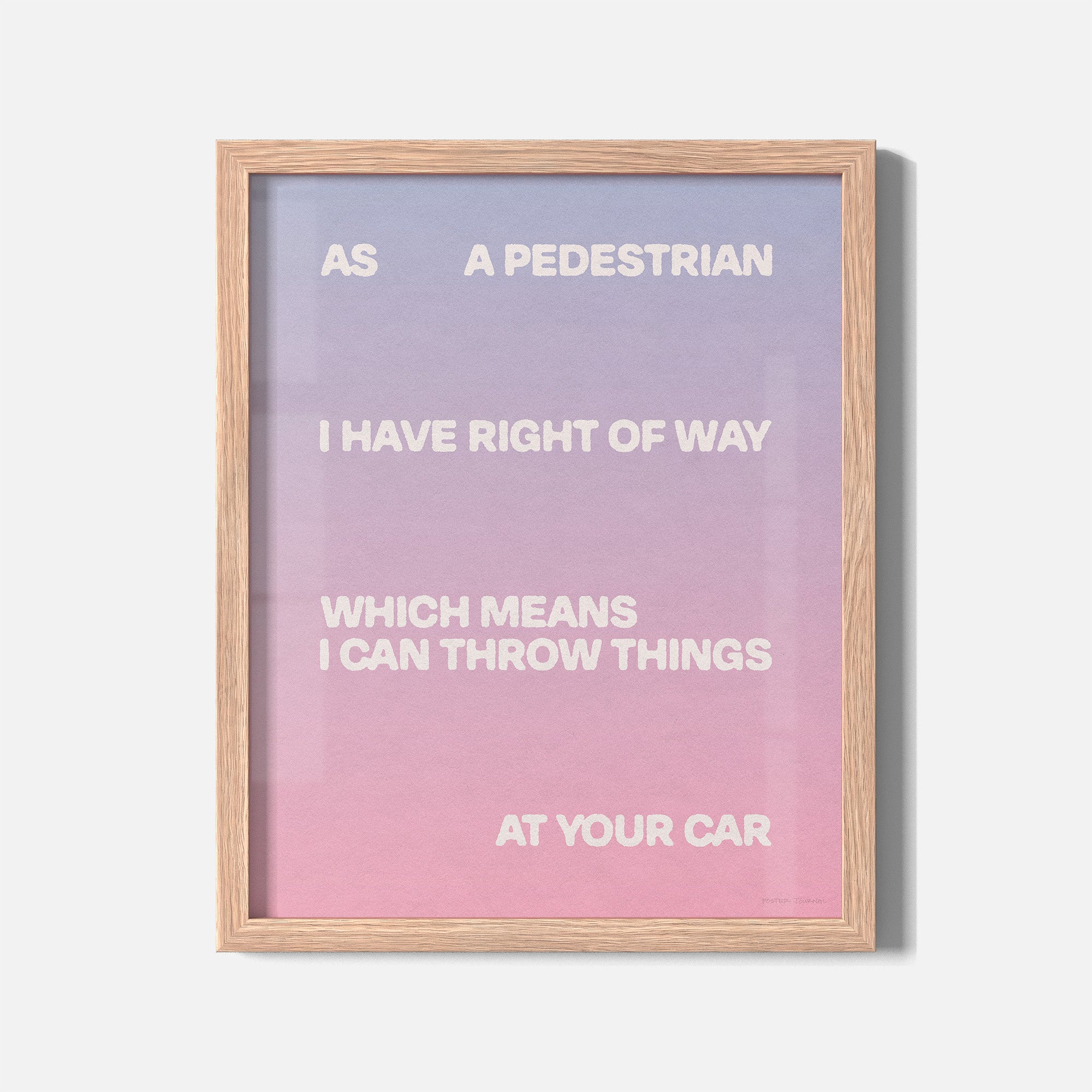 PEDESTRIAN PRINT