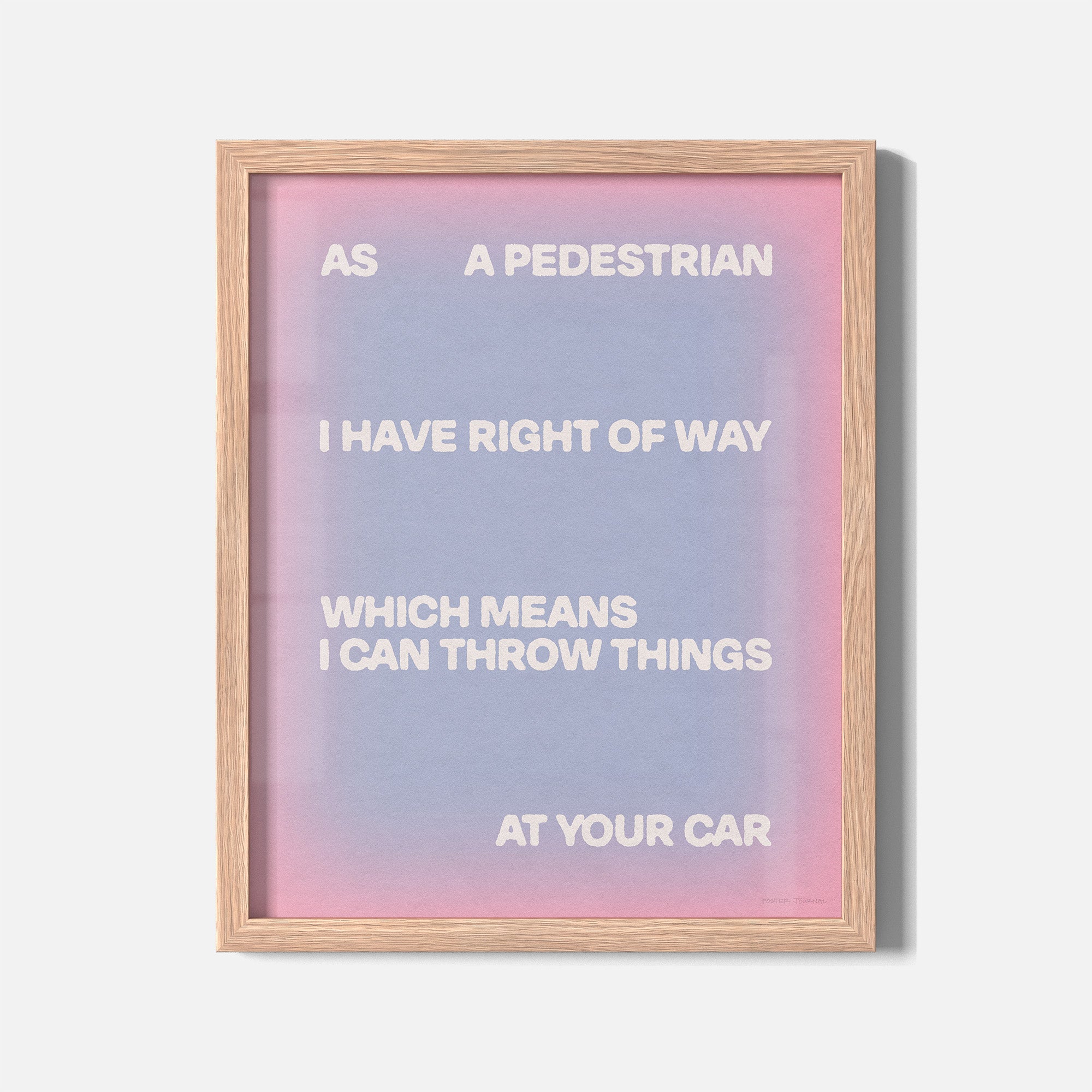 PEDESTRIAN PRINT