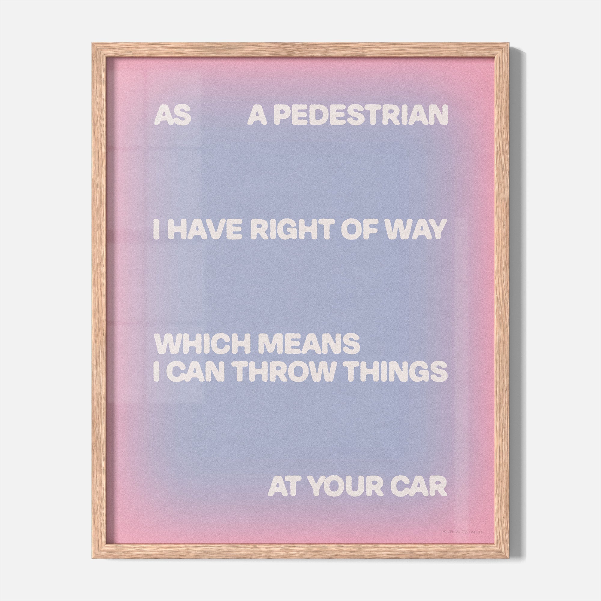 PEDESTRIAN PRINT